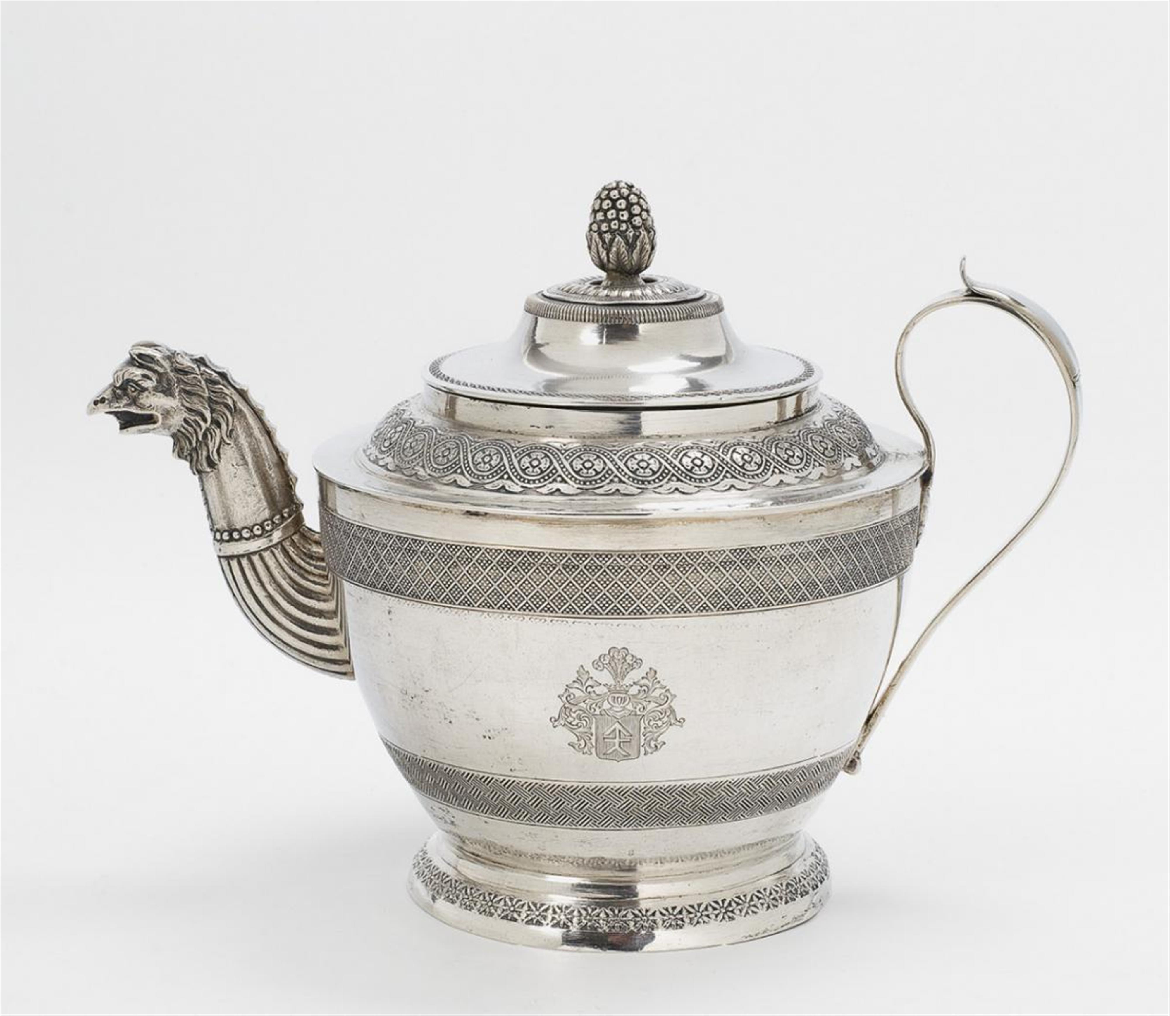 A Berlin silver teapot. - image-1