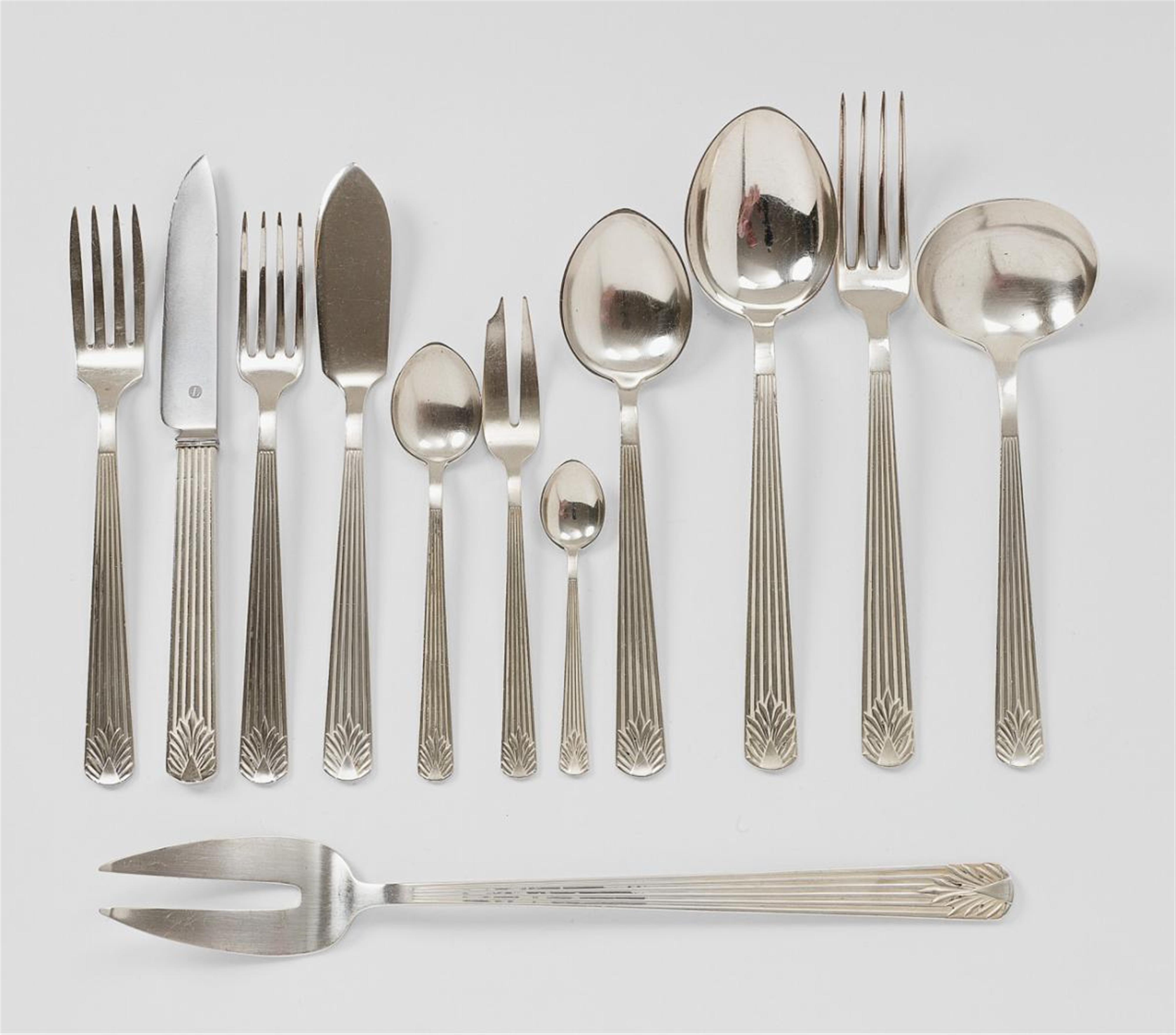A set of silver cutlery made by Emil Lettré for the Senate of Berlin. - image-1