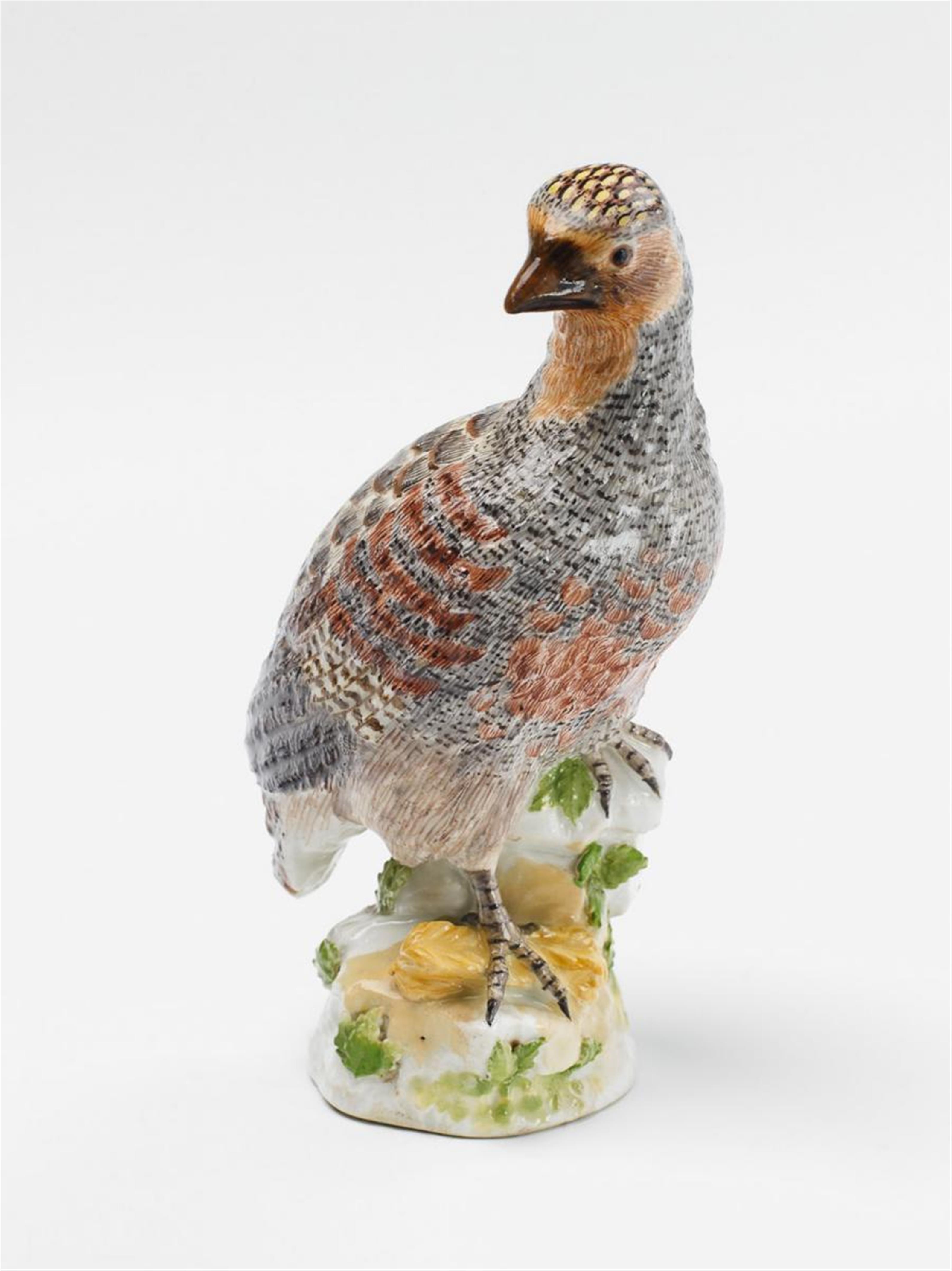 A KPM porcelain figure of a quail. - image-1