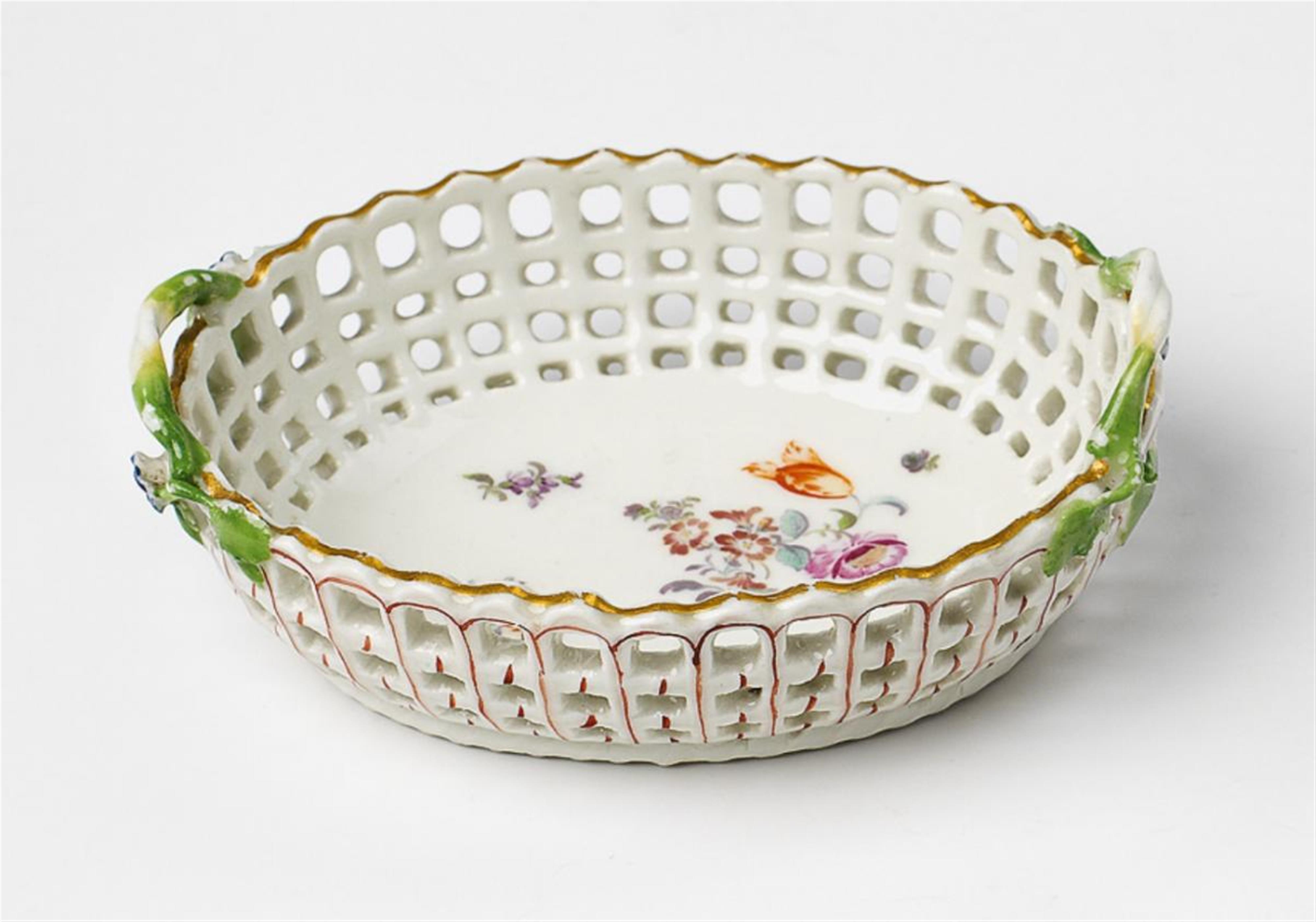 A small KPM porcelain sweets basket. - image-1