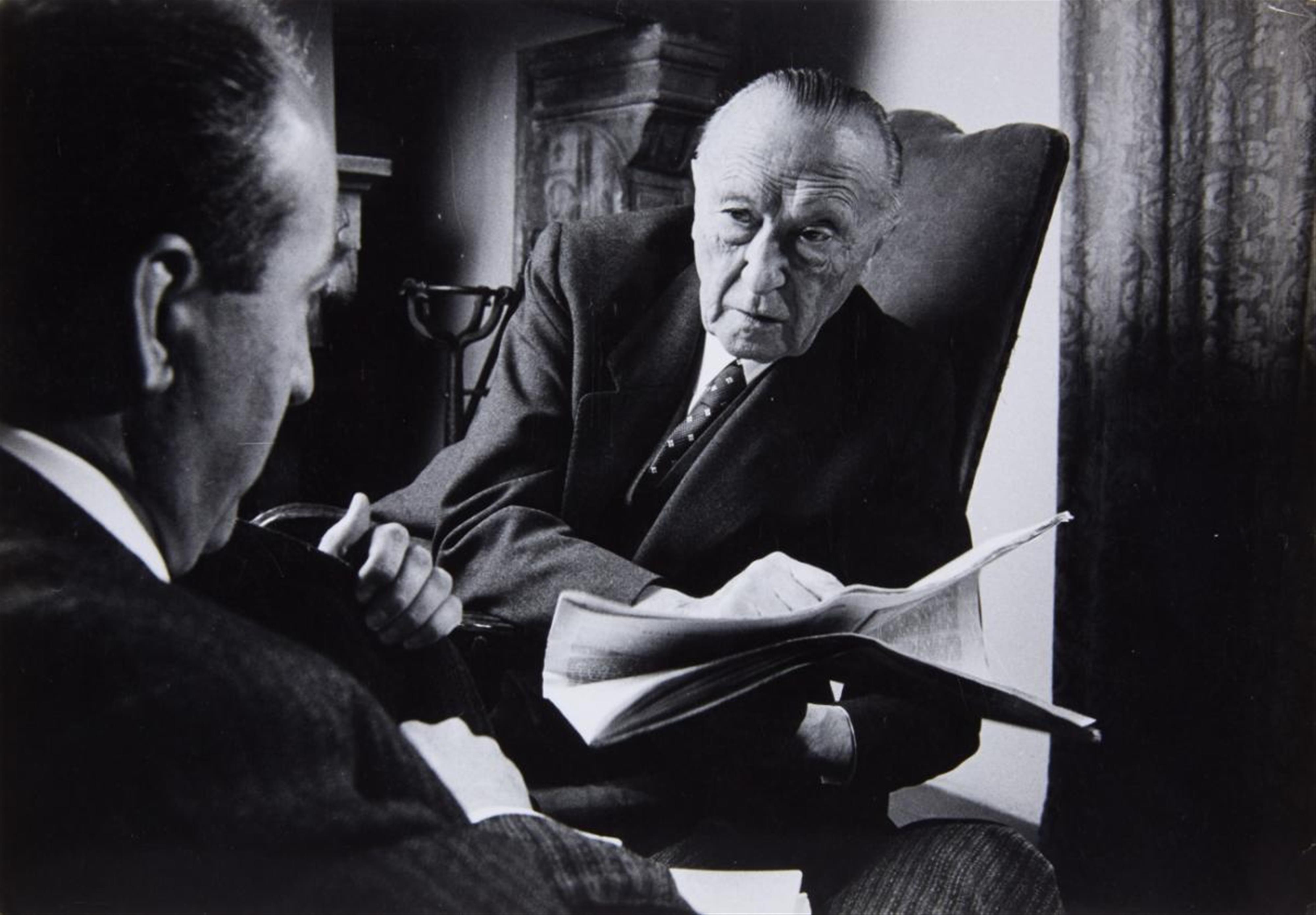 Will McBride - Konrad Adenauer, Cadenabbia - image-1
