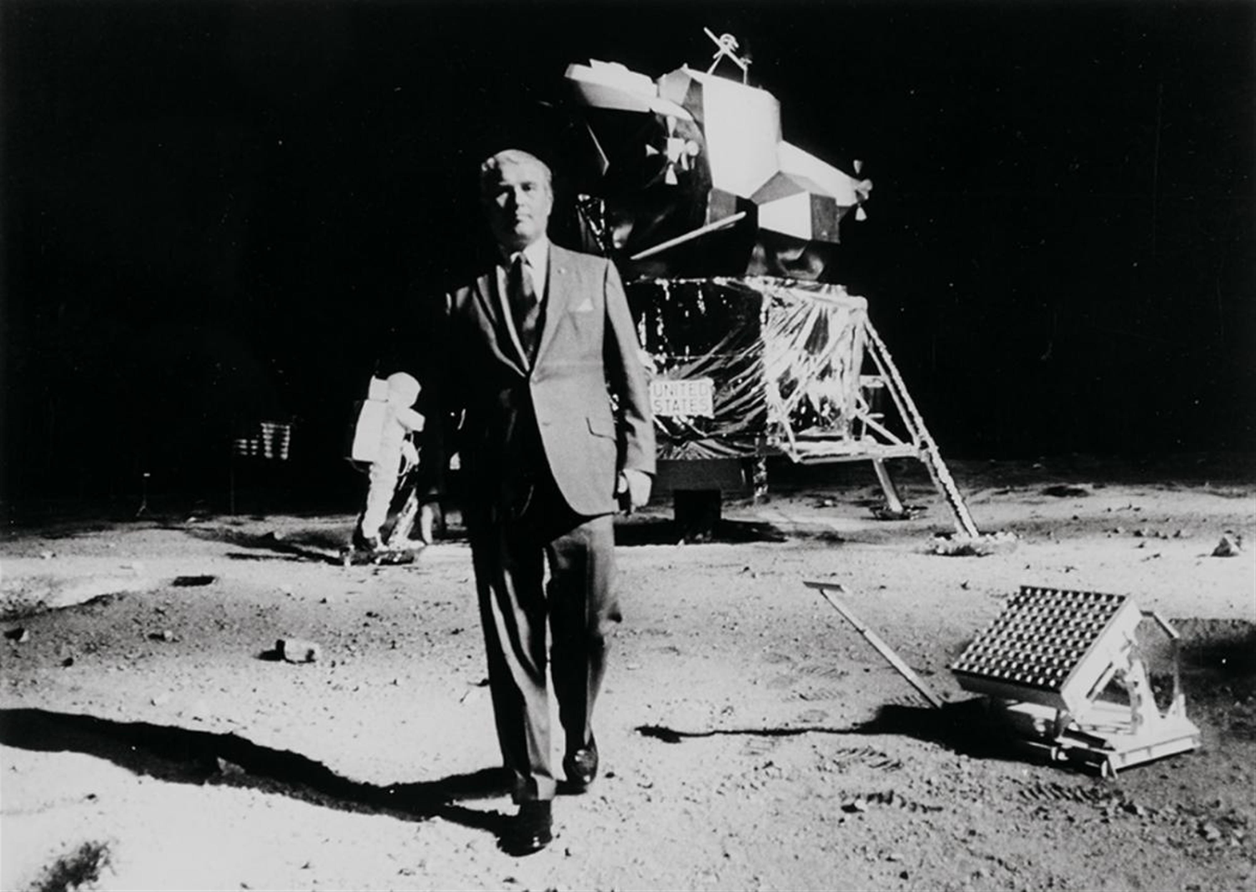 NASA - Dr. Wernher von Braun, one of the leaders in America's space flight program, took a walk on the Moon - image-1