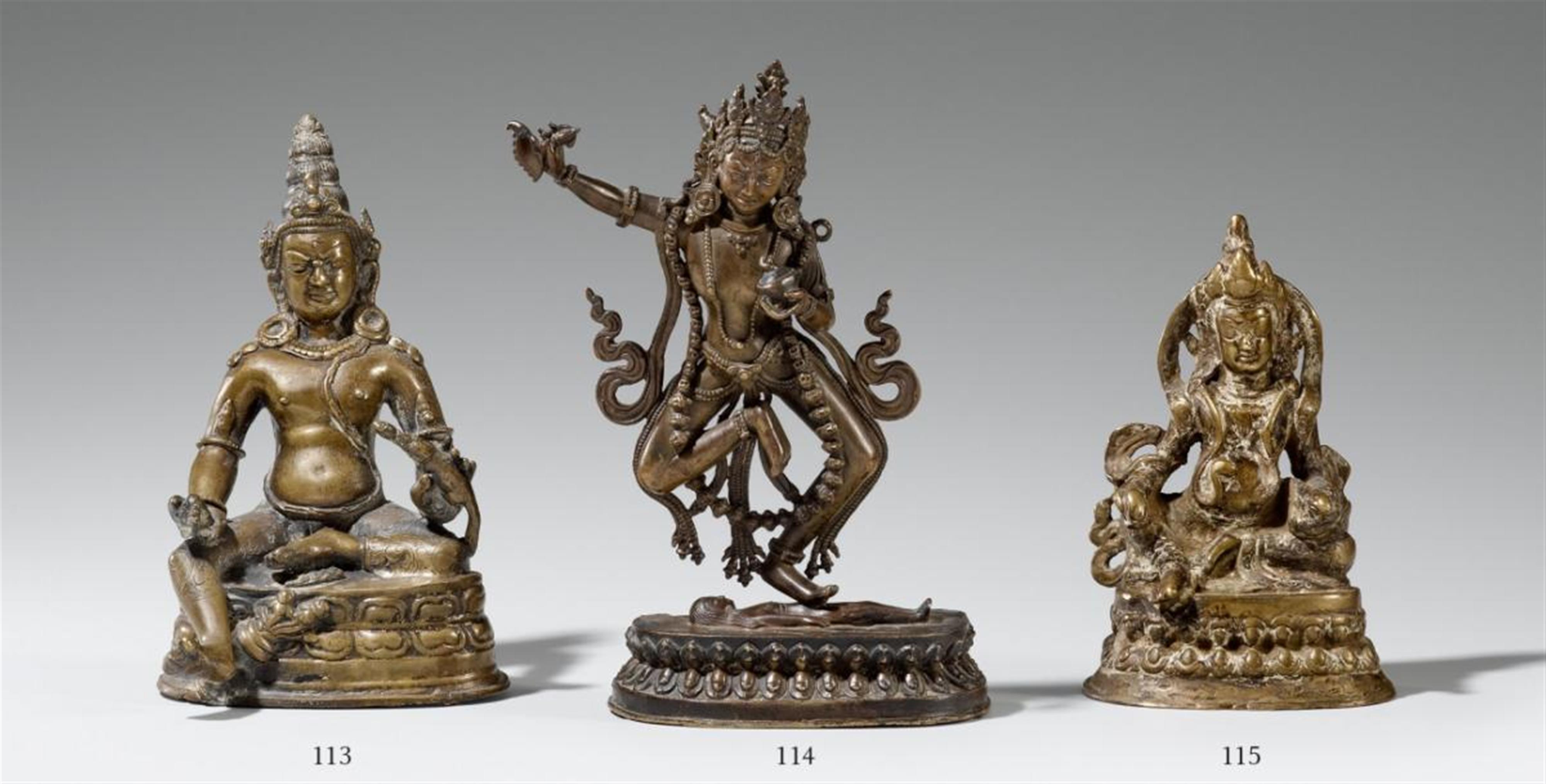 A bronze figure of Vajravarahi. Tibet. 20th century - image-1
