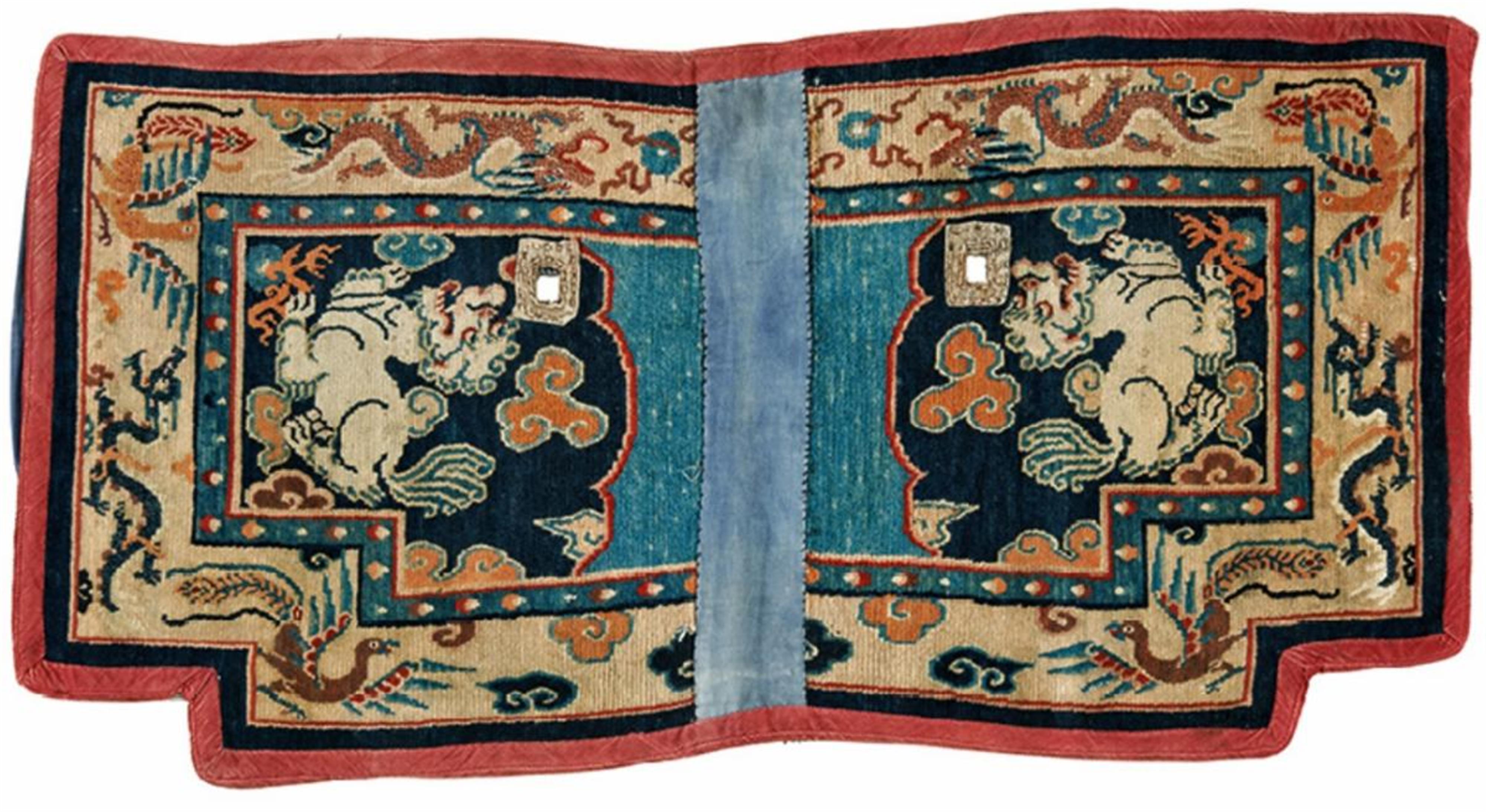 A wool makden and mashu. Tibet. 19th/20th century - image-1