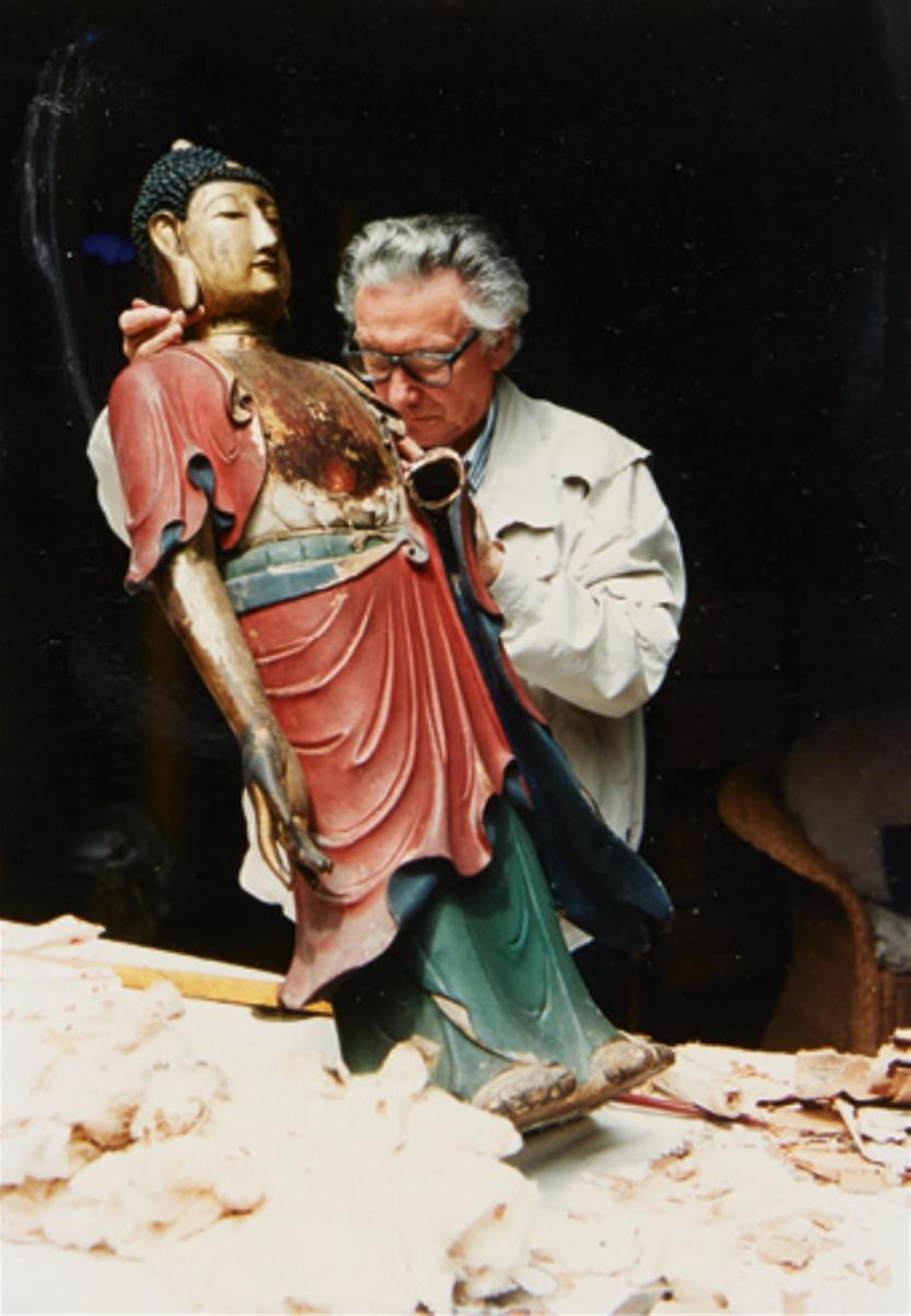 Buddha. Trockenlack, farbig gefasst. Ming-Zeit - image-6