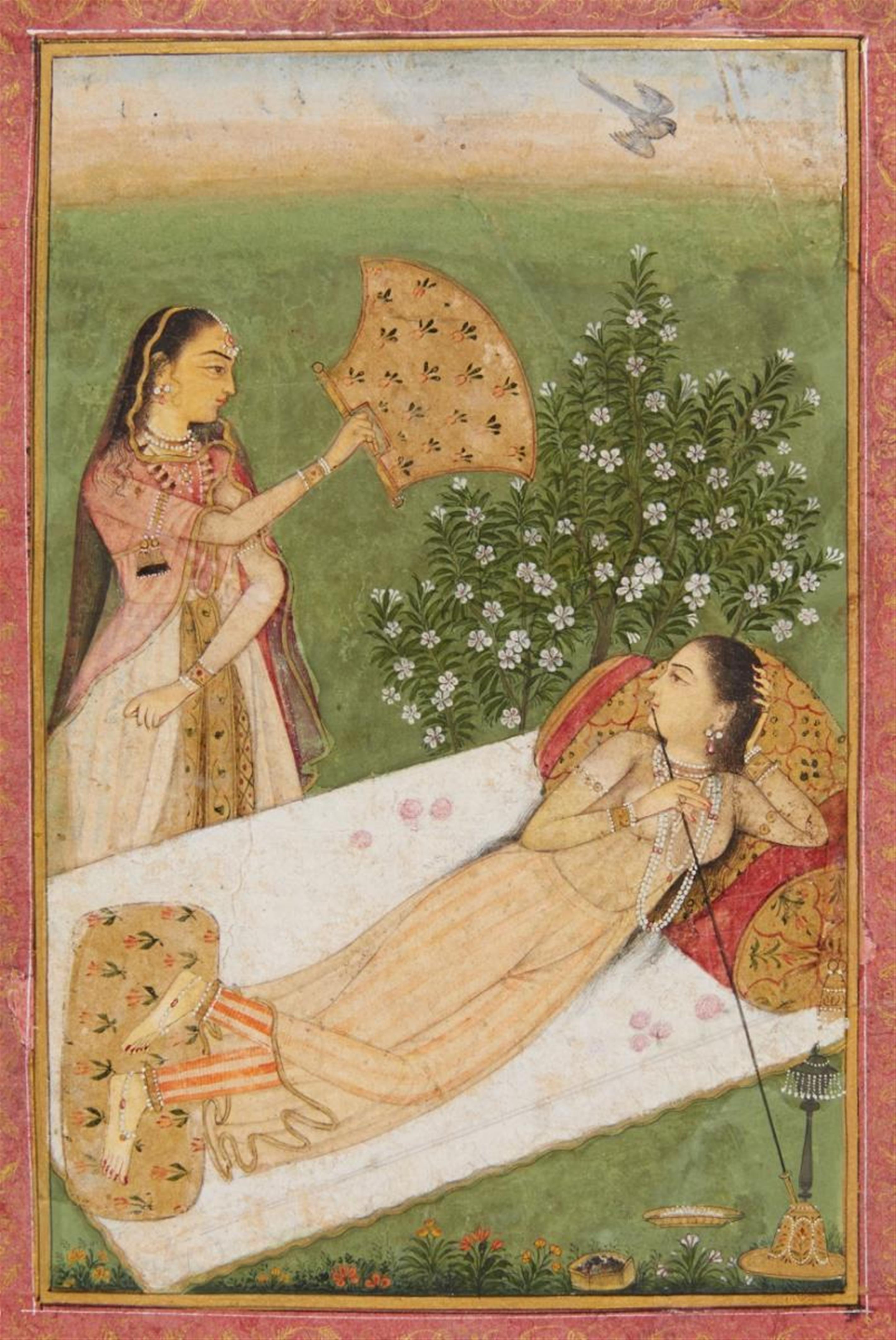 A Mughal style painting. 18th/19th century - image-1
