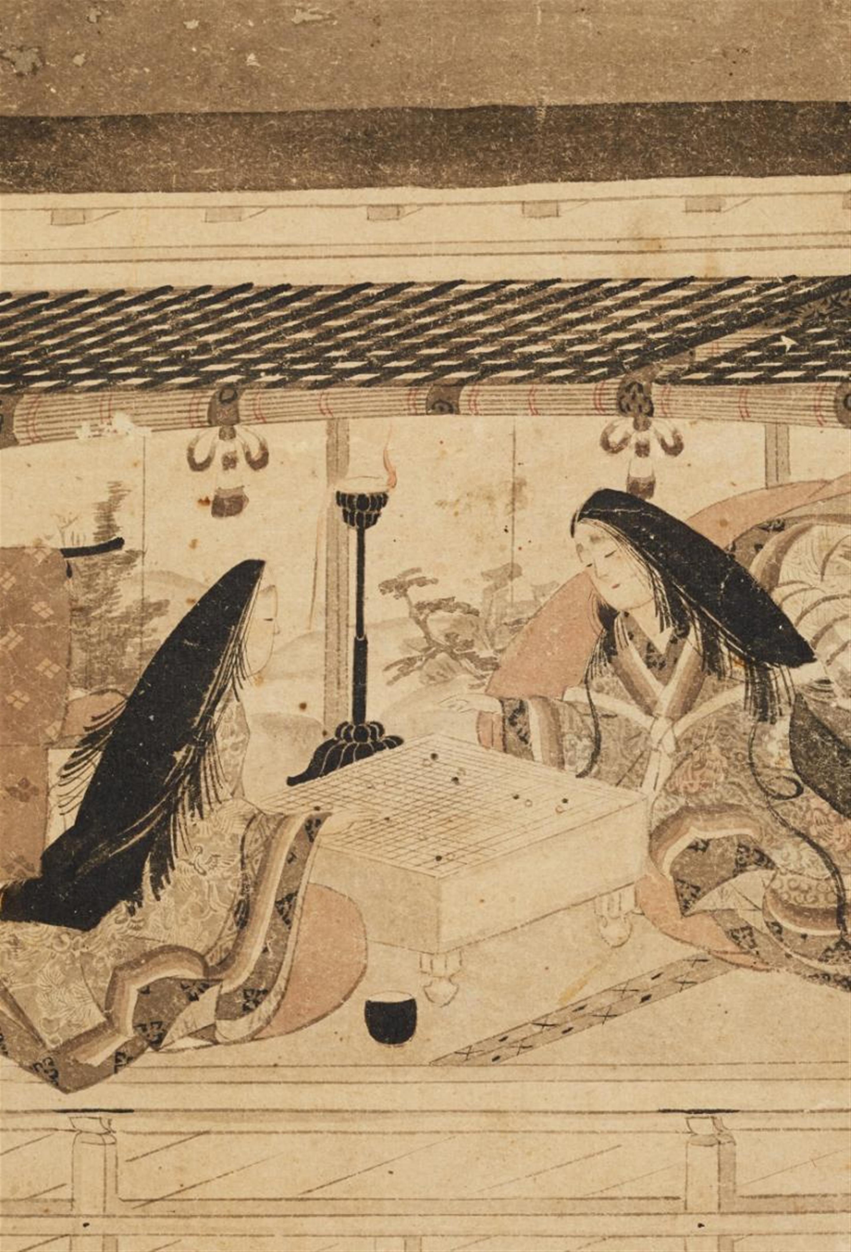 Tosa Mitsuoki - A hanging scroll in the manner of Tosa Mitsuoki (1617-1791) - image-1