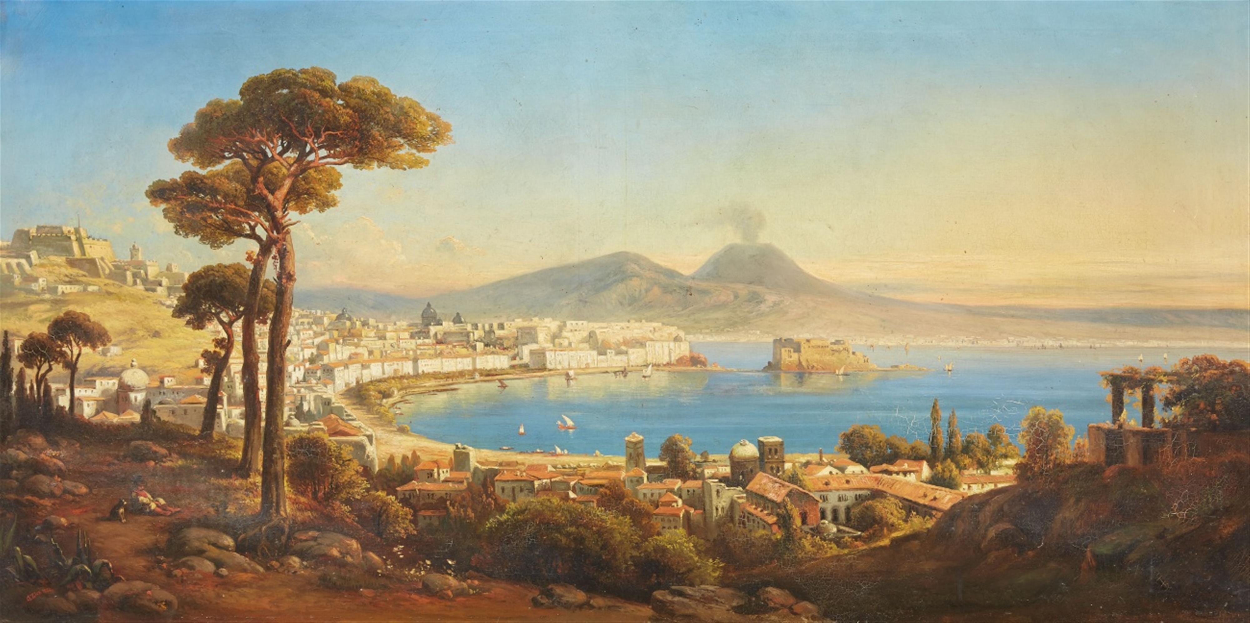 Gustav Zick - Ansicht der Bucht von Neapel - image-1