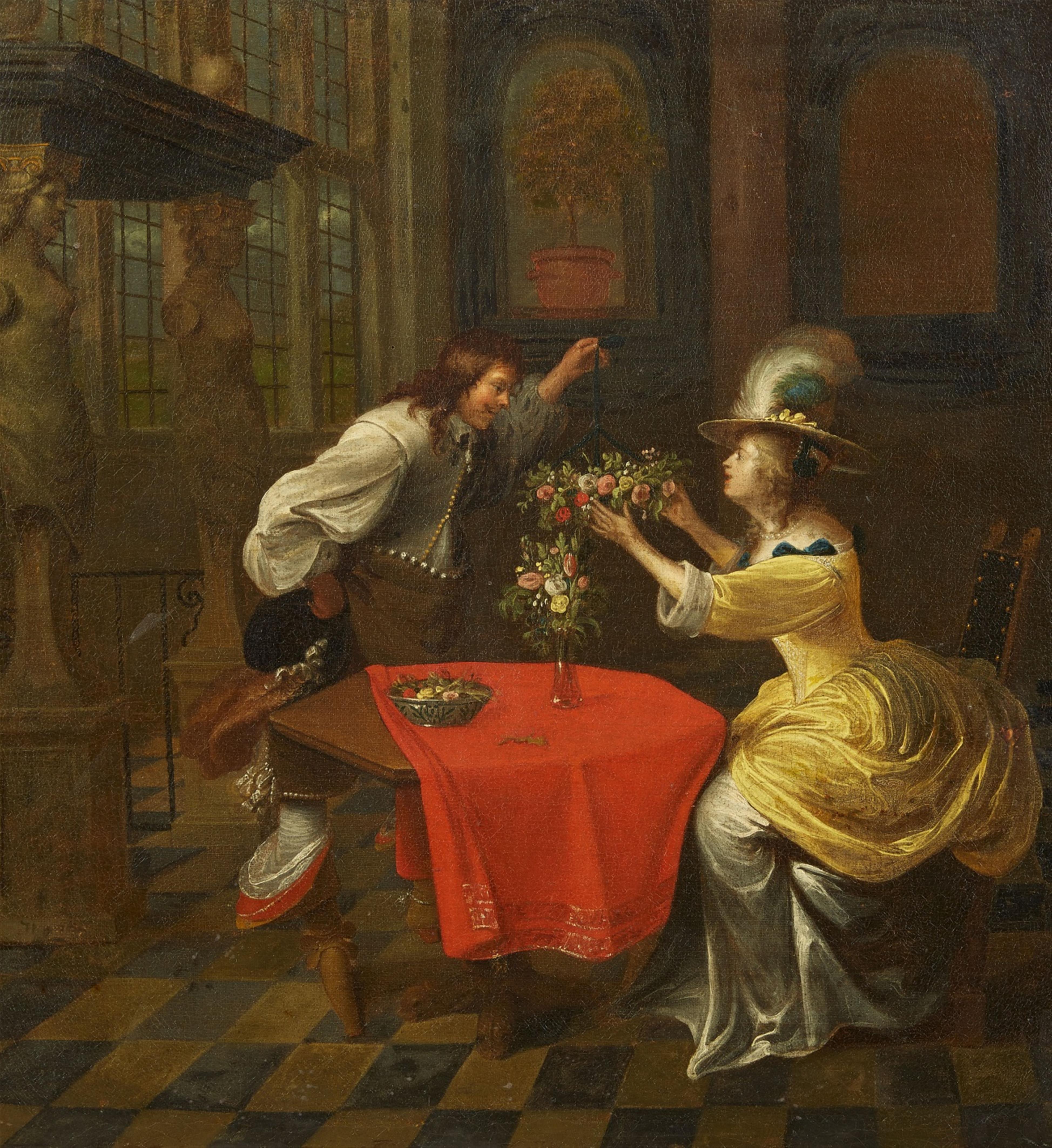 Jan van Mieris, in the manner of - The Proposal - image-1