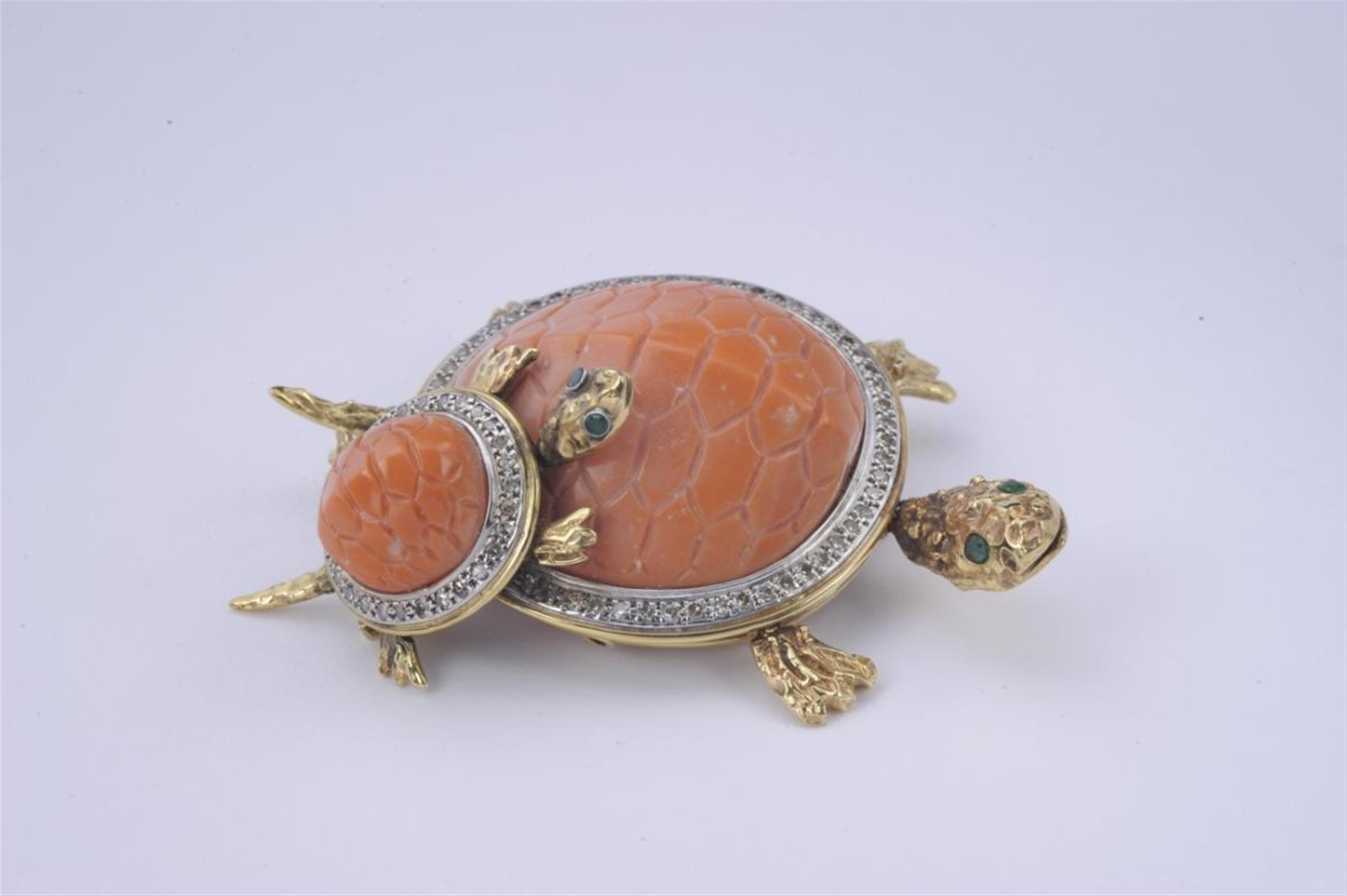 Schildkröten-Brosche - image-1