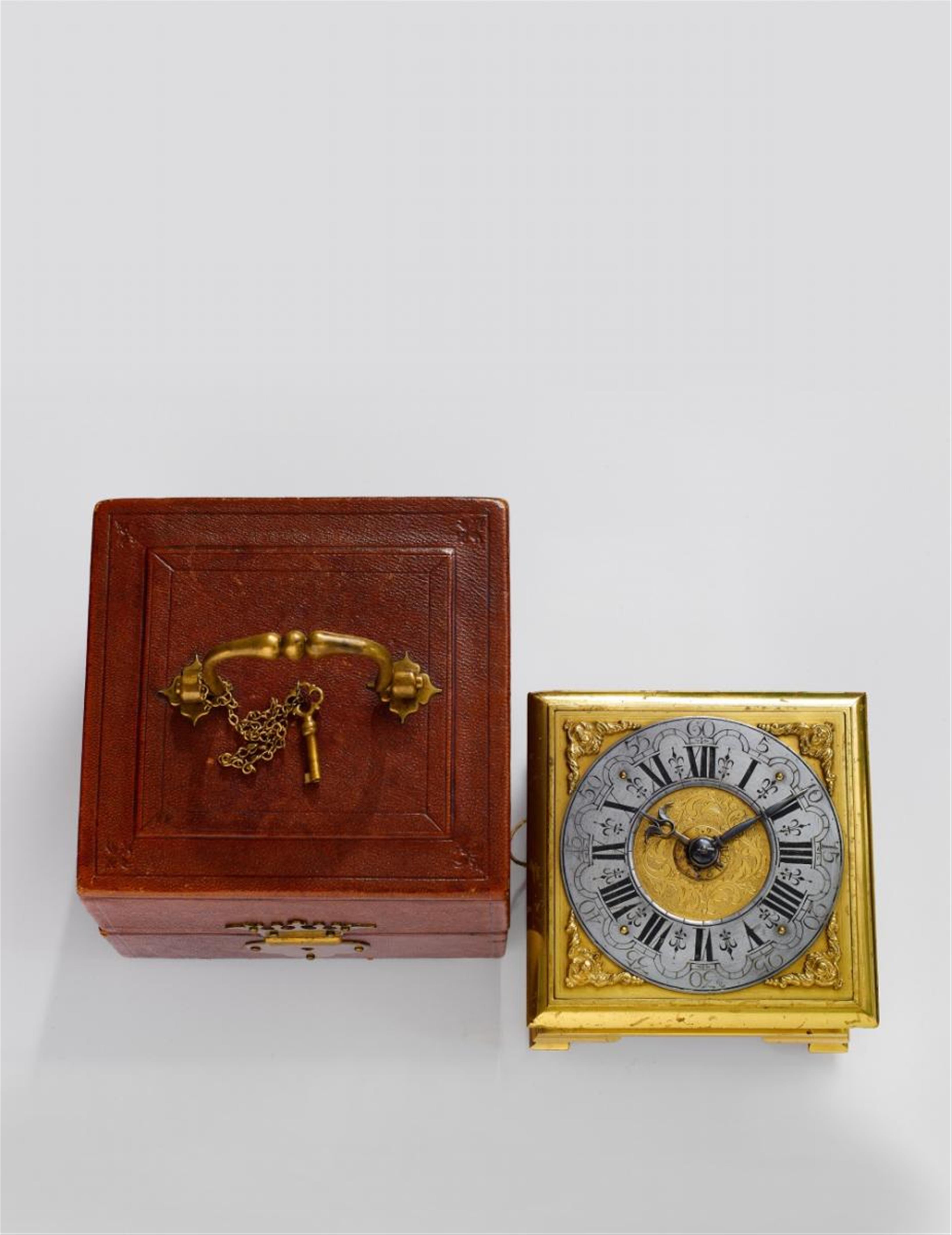 A rare Swedish horizontal clock. - image-1