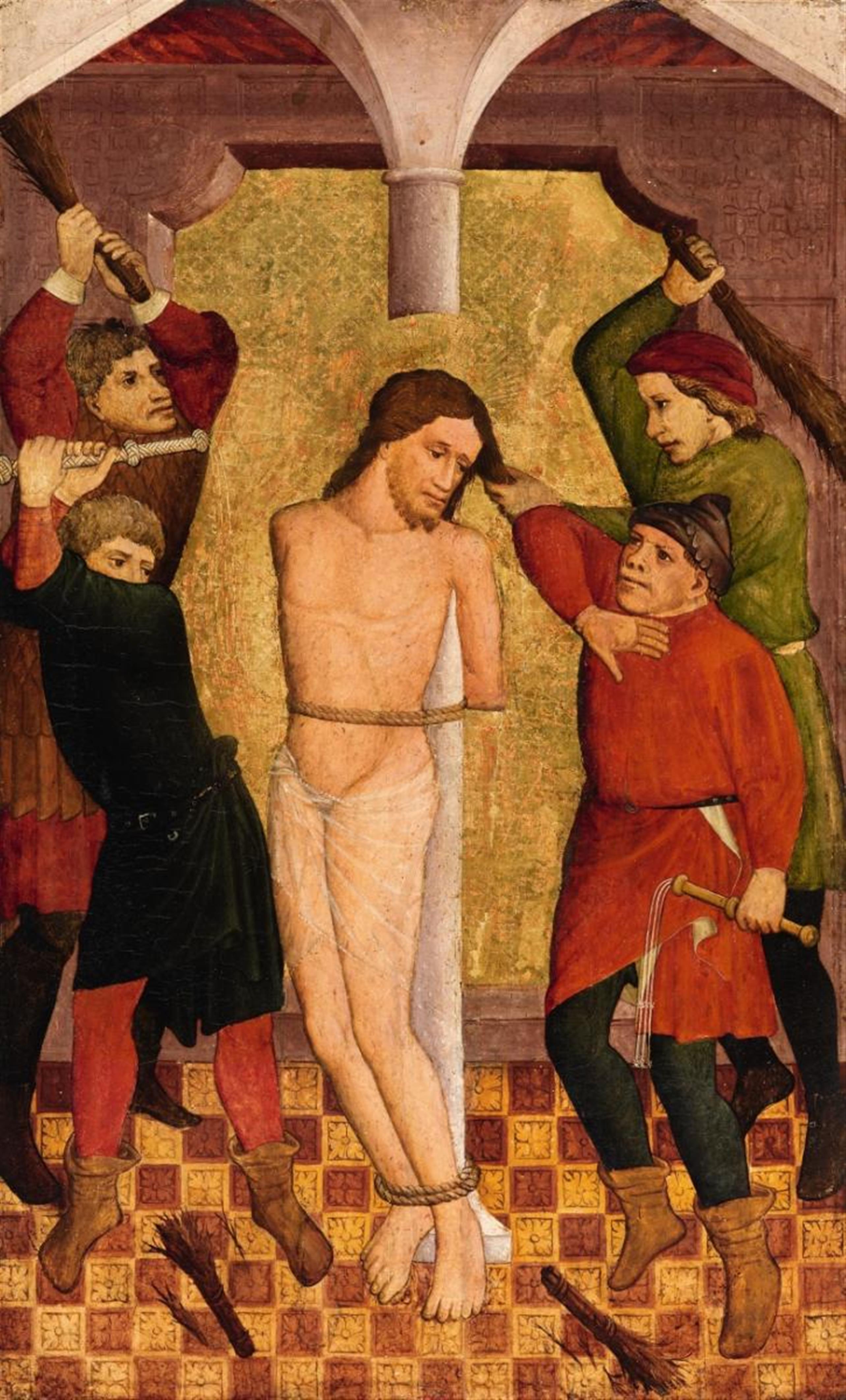 Master of the Offering, studio of - The Presentation of Jesus at the Temple The Flagellation of Christ - image-2