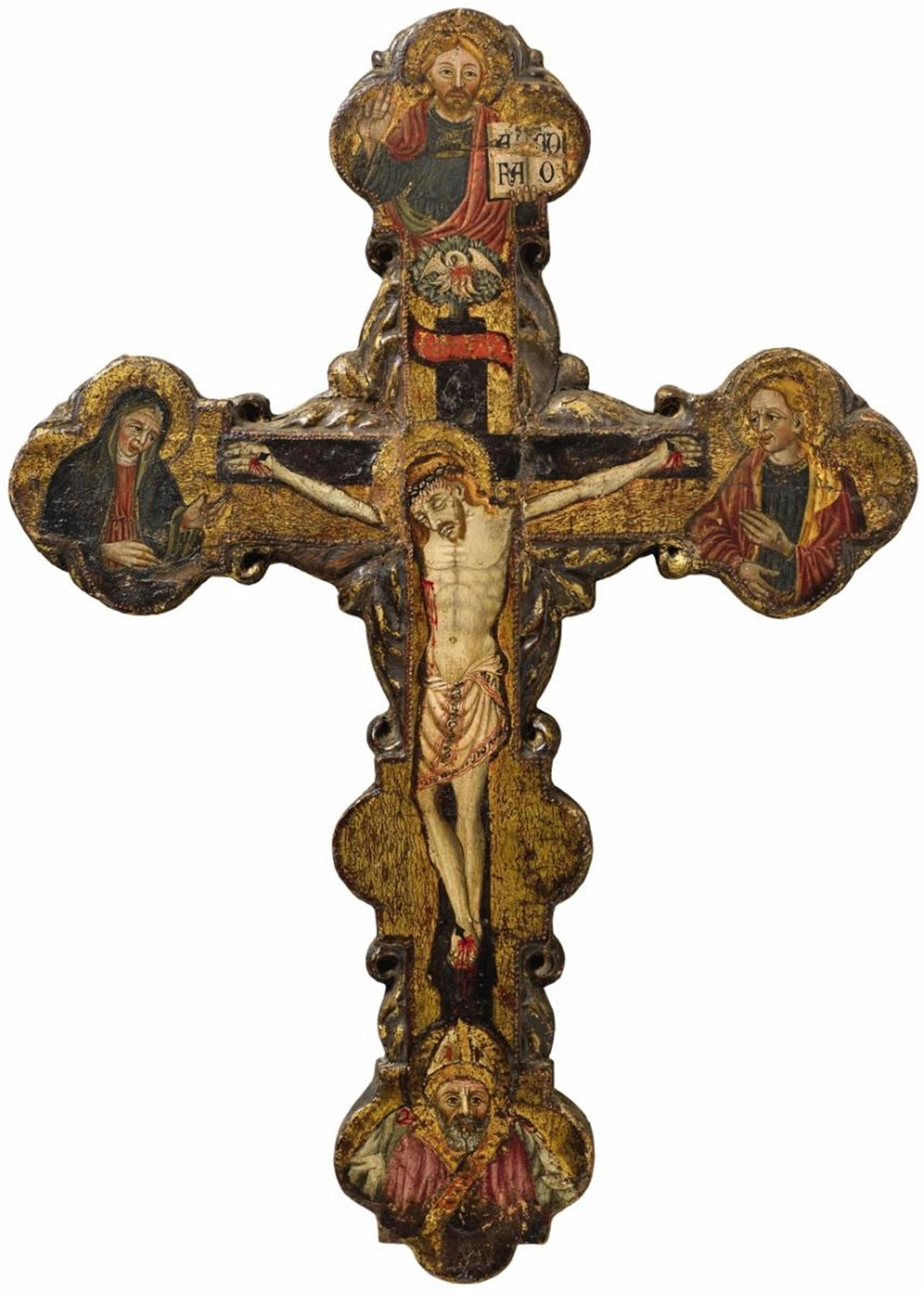 North Italian School circa 1420/1430 - The Crucifixion - image-1