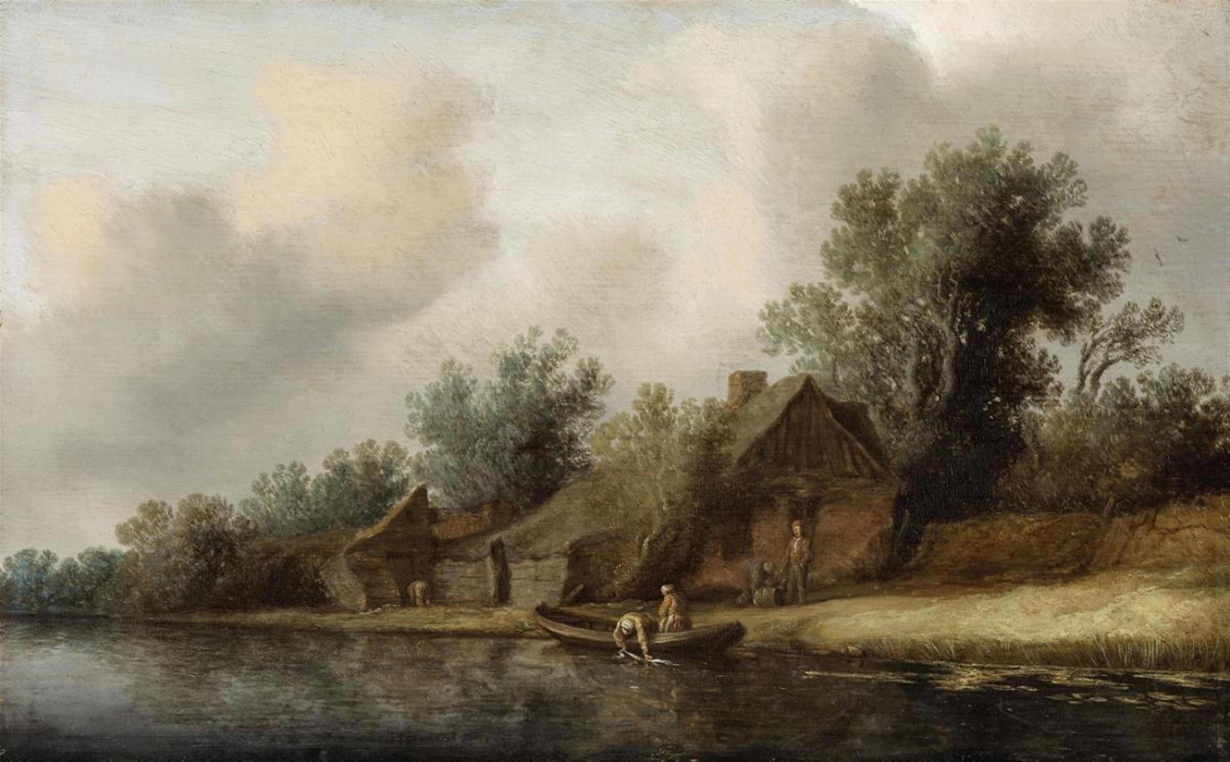 Salomon van Ruysdael - Flusslandschaft - image-1