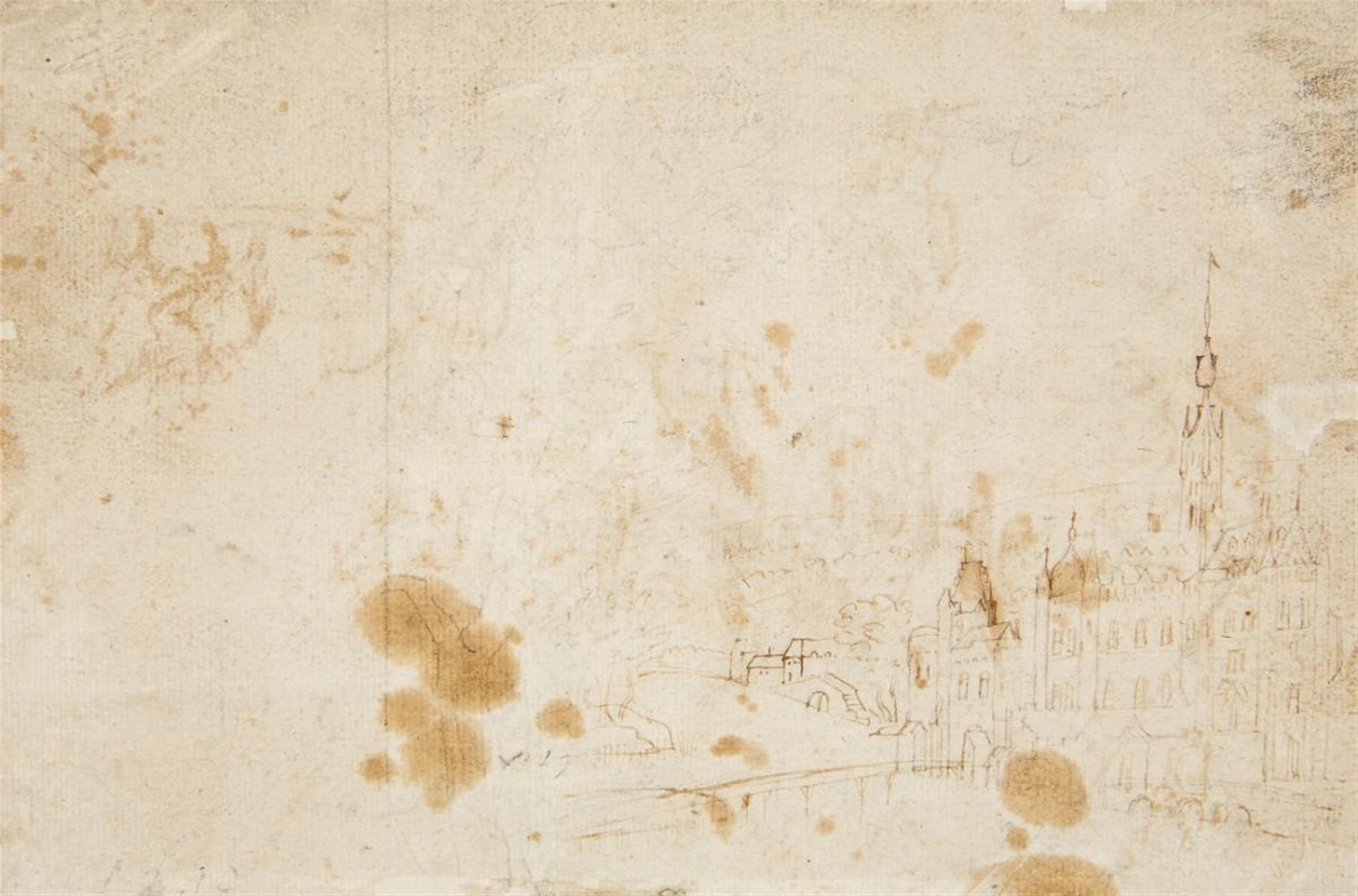 Jan Brueghel d. Ä. - Skizzen von Planwagengespannen und Figuren - image-2