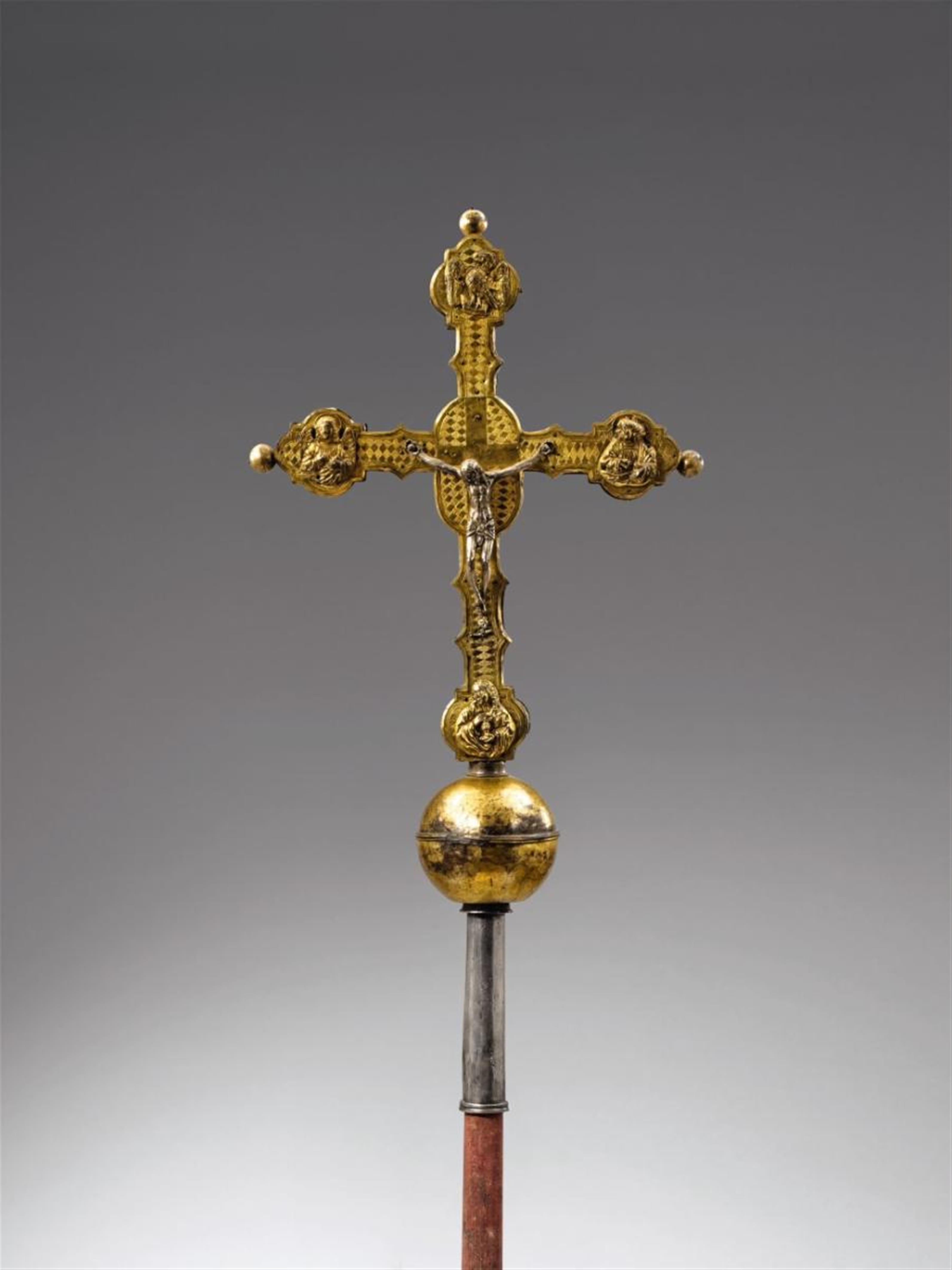 Italy 15th century - A 15th century Italian ceremonial cross. - image-2