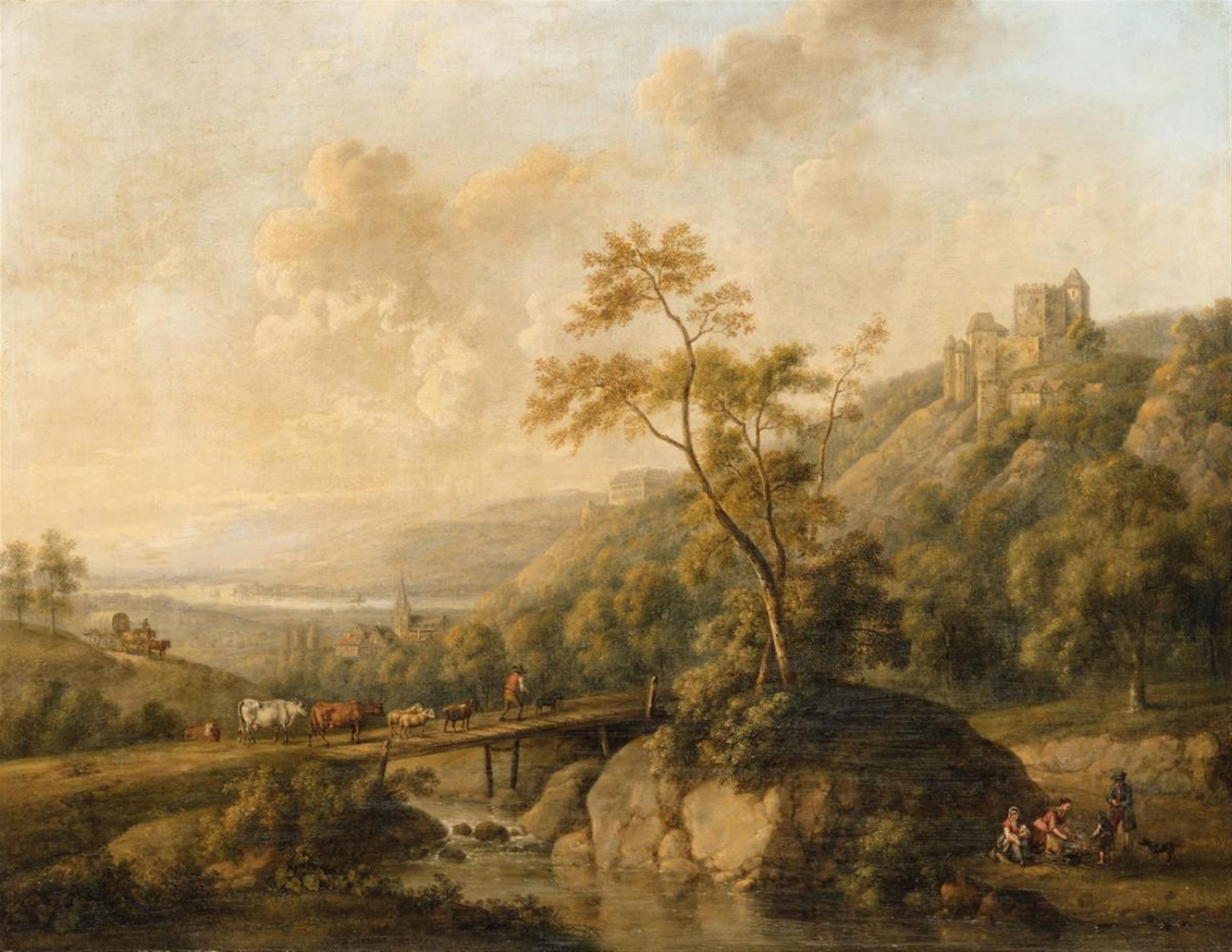 Johann Caspar Schneider - Two Rhenish Landscapes - image-2