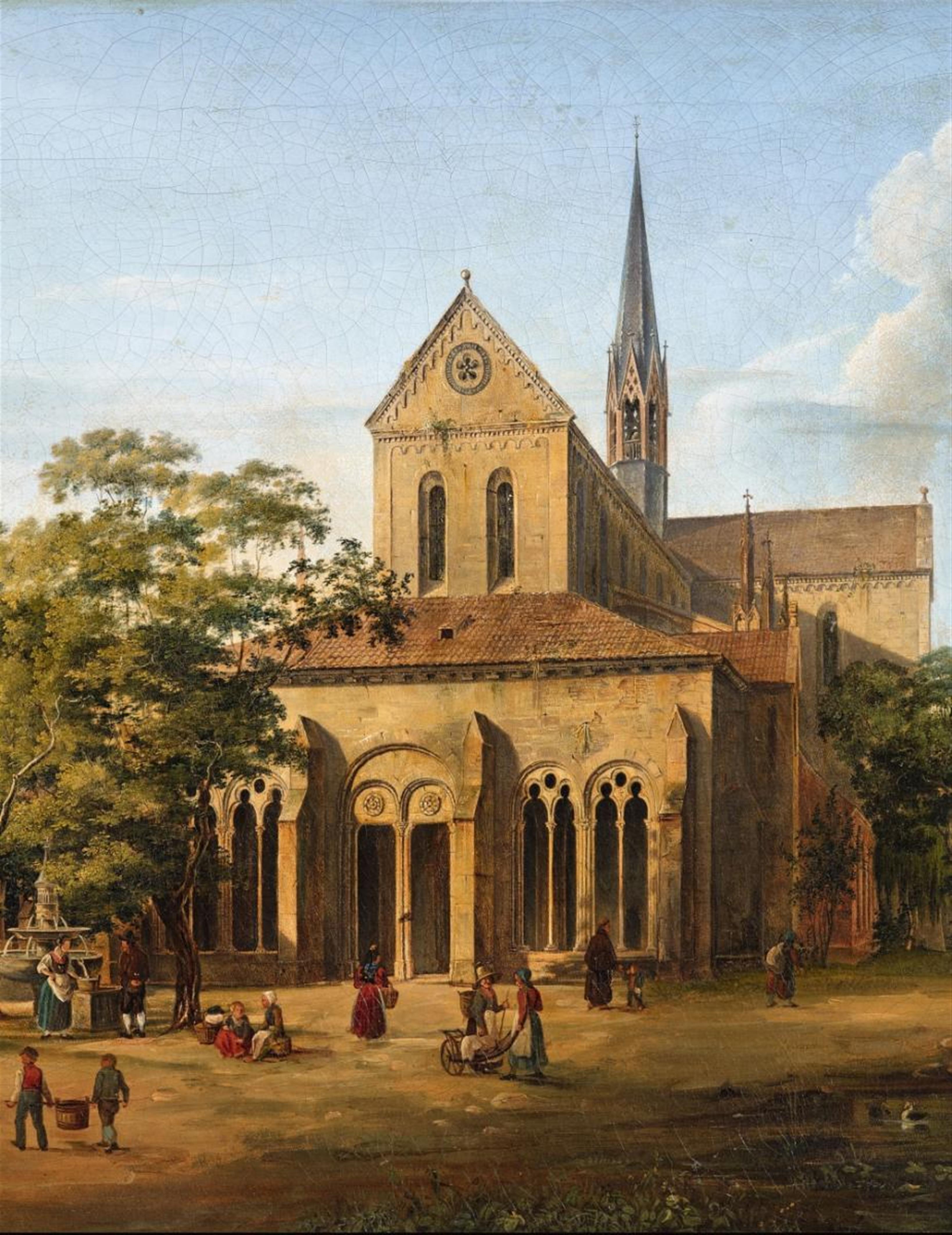 Domenico Quaglio the Younger - The Cistercian Abbey in Maulbronn - image-2