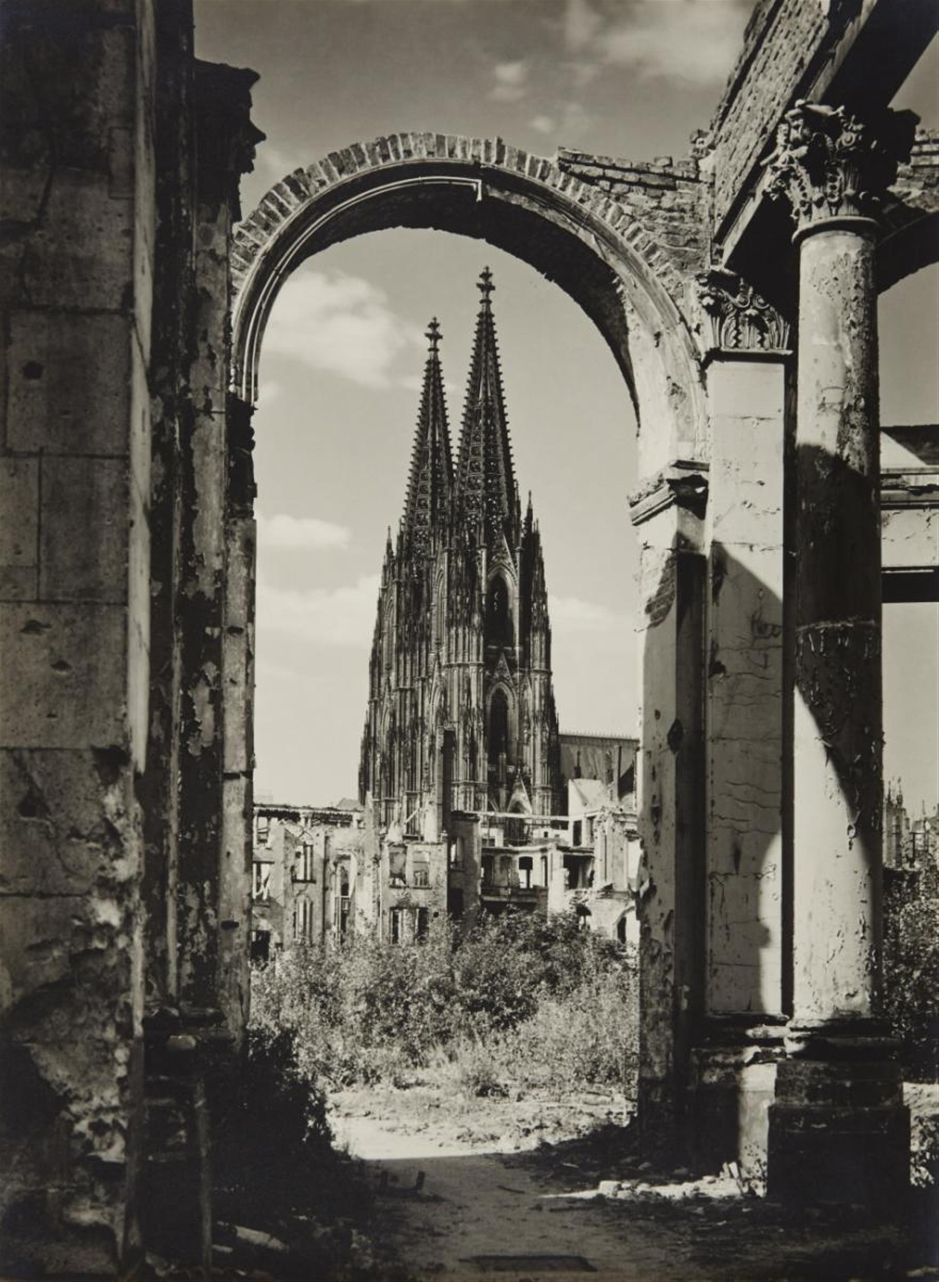 Karl Hugo Schmölz - Forum Coloniense. Durchblick von der Brückenstraße auf den Dom (View from Brückenstraße to the Cathedral) - image-1