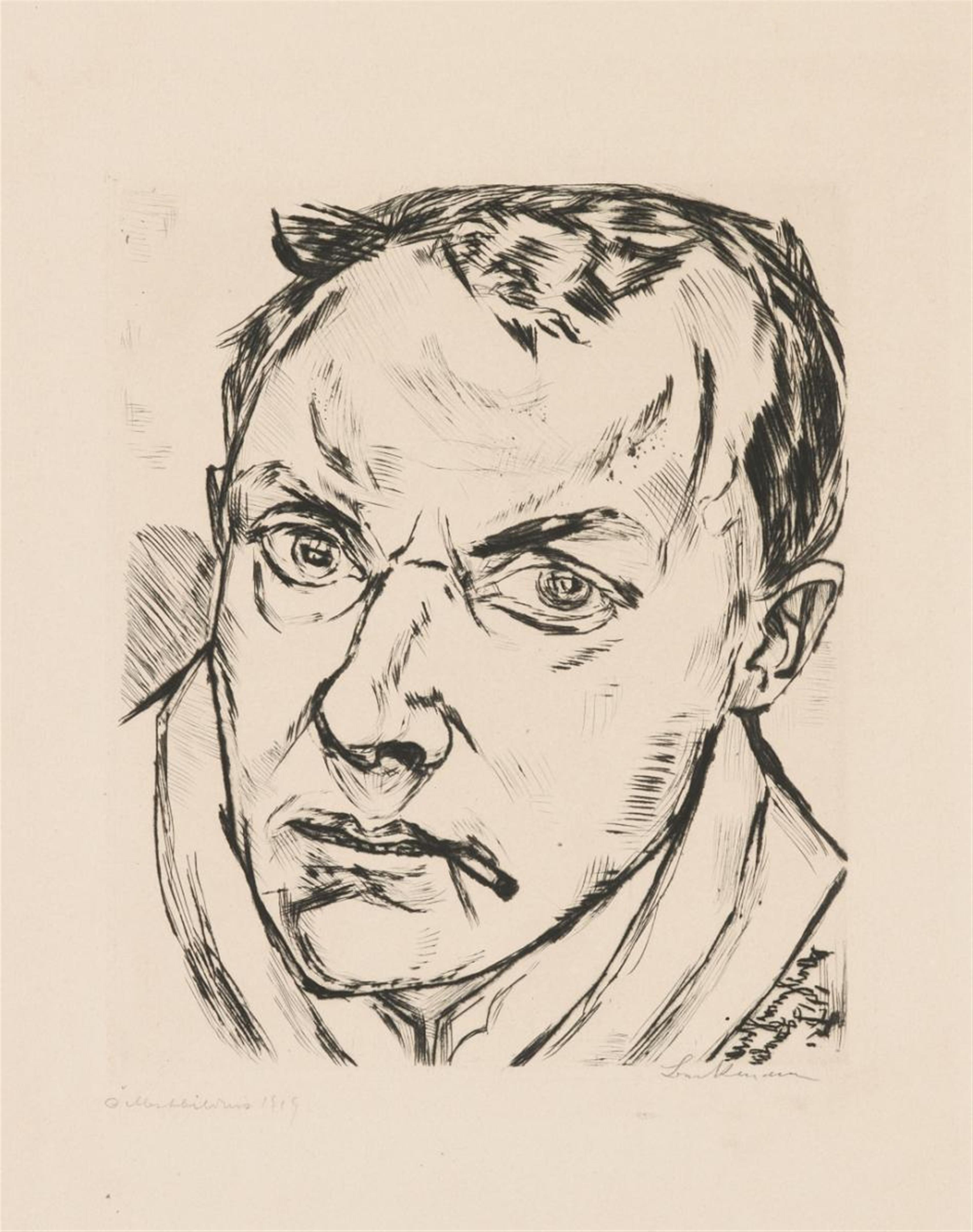 Max Beckmann - Large Self-Portrait - image-1