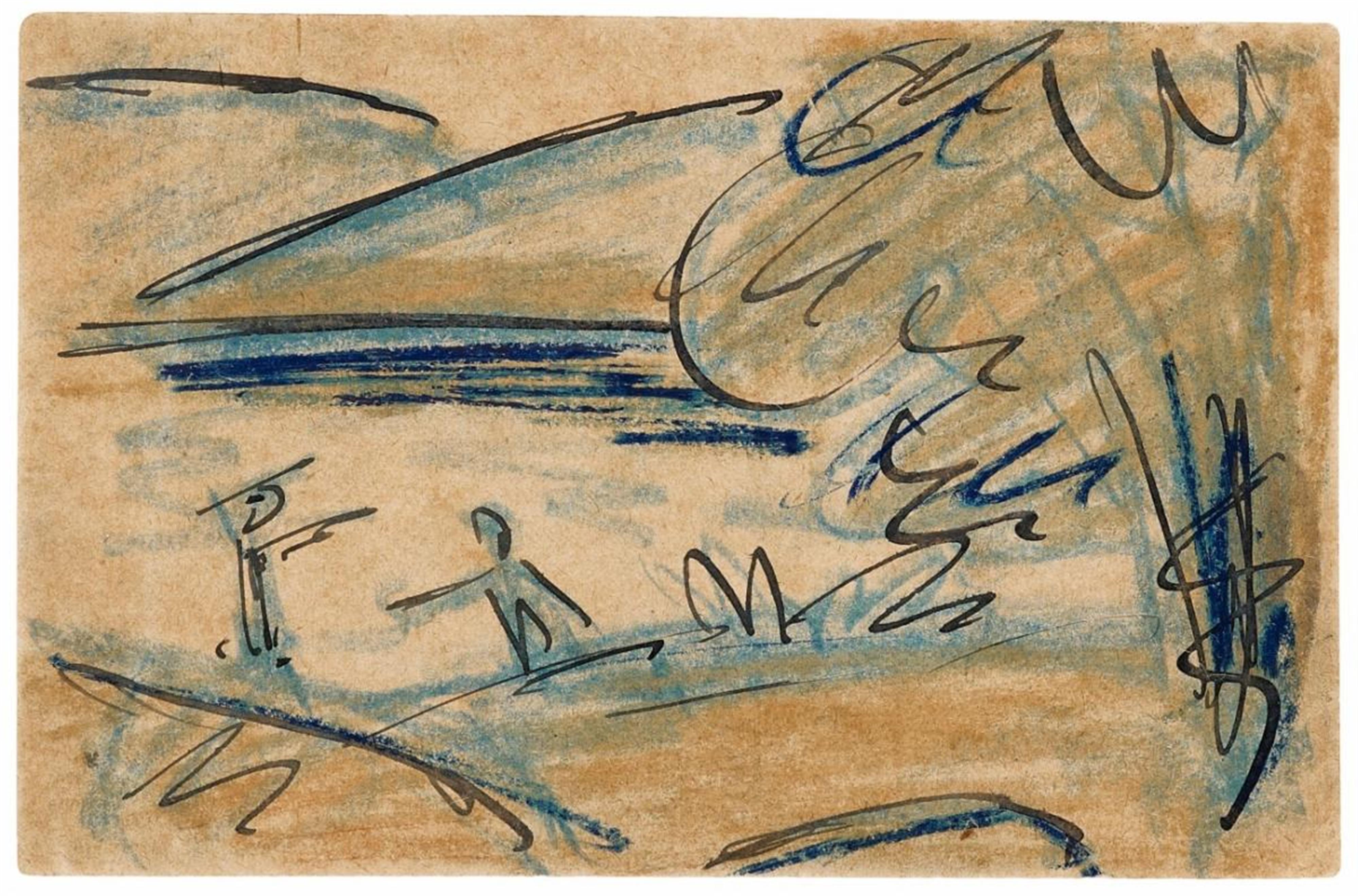 Otto Mueller - Badende am See (Meereslandschaft) - image-1