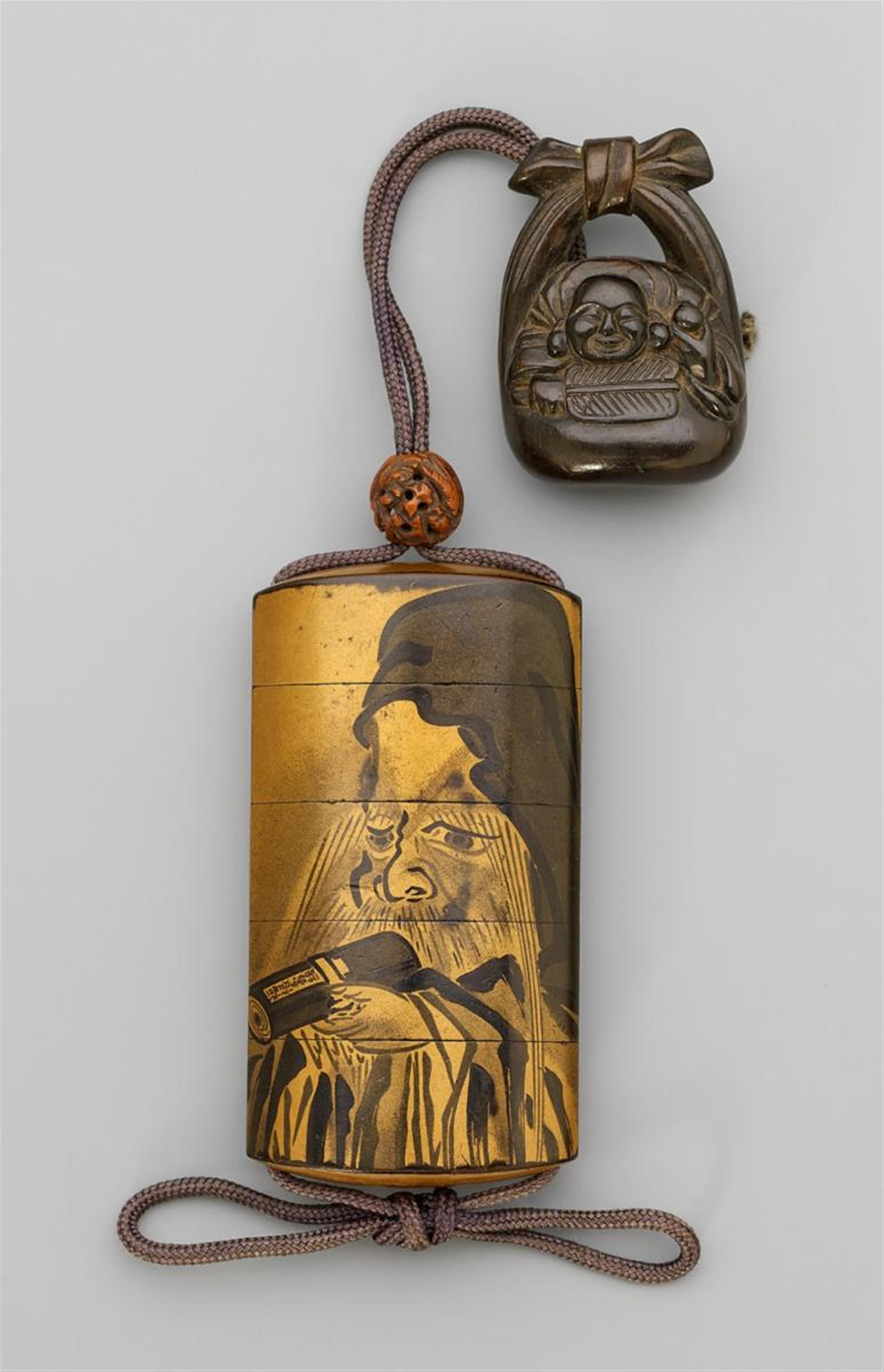A four-case inrô. Late 18th/early 19th century - image-1