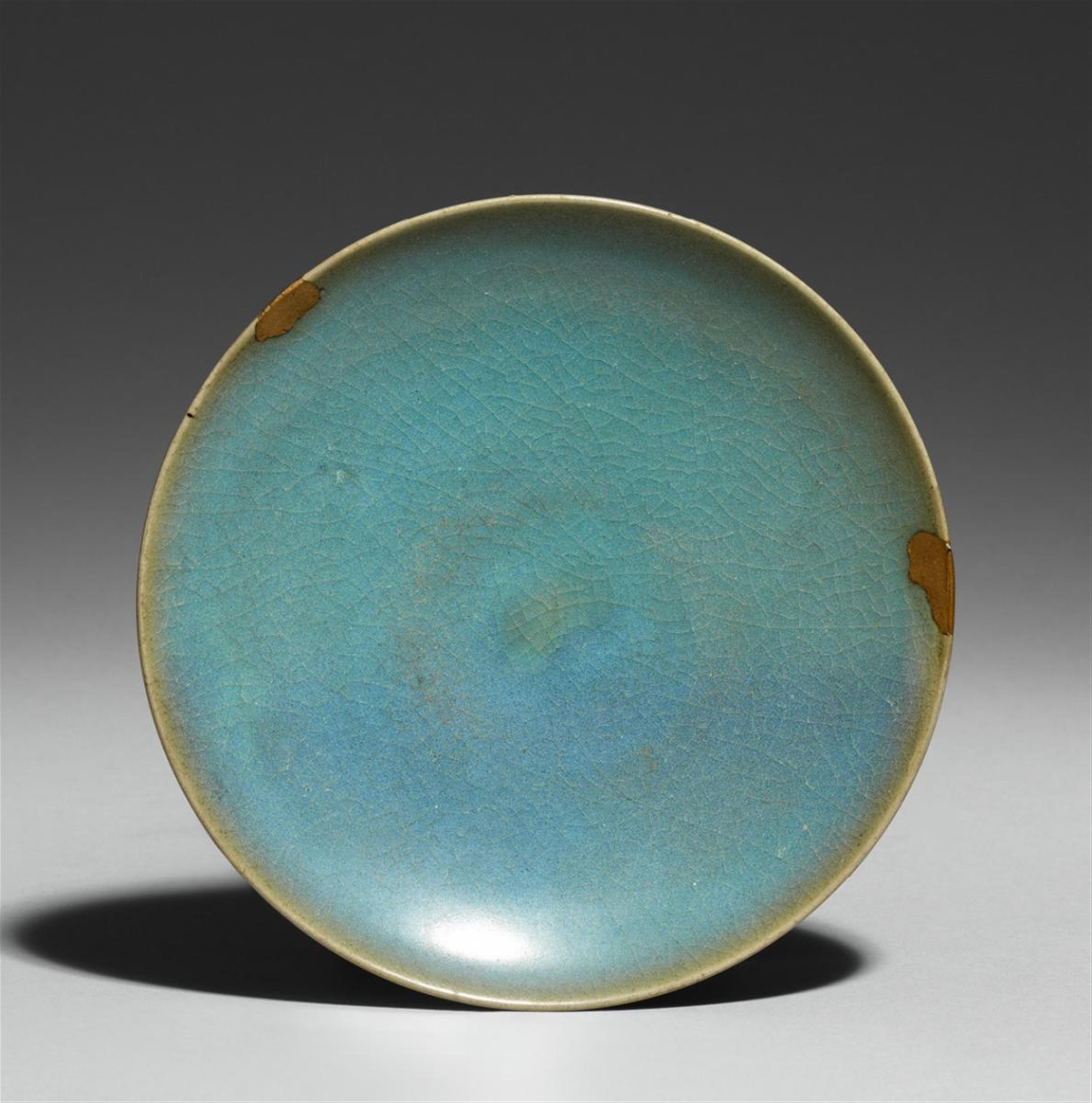 A bluish-glazed Junyao dish. Song Dynasty ( 907-1279) - image-1