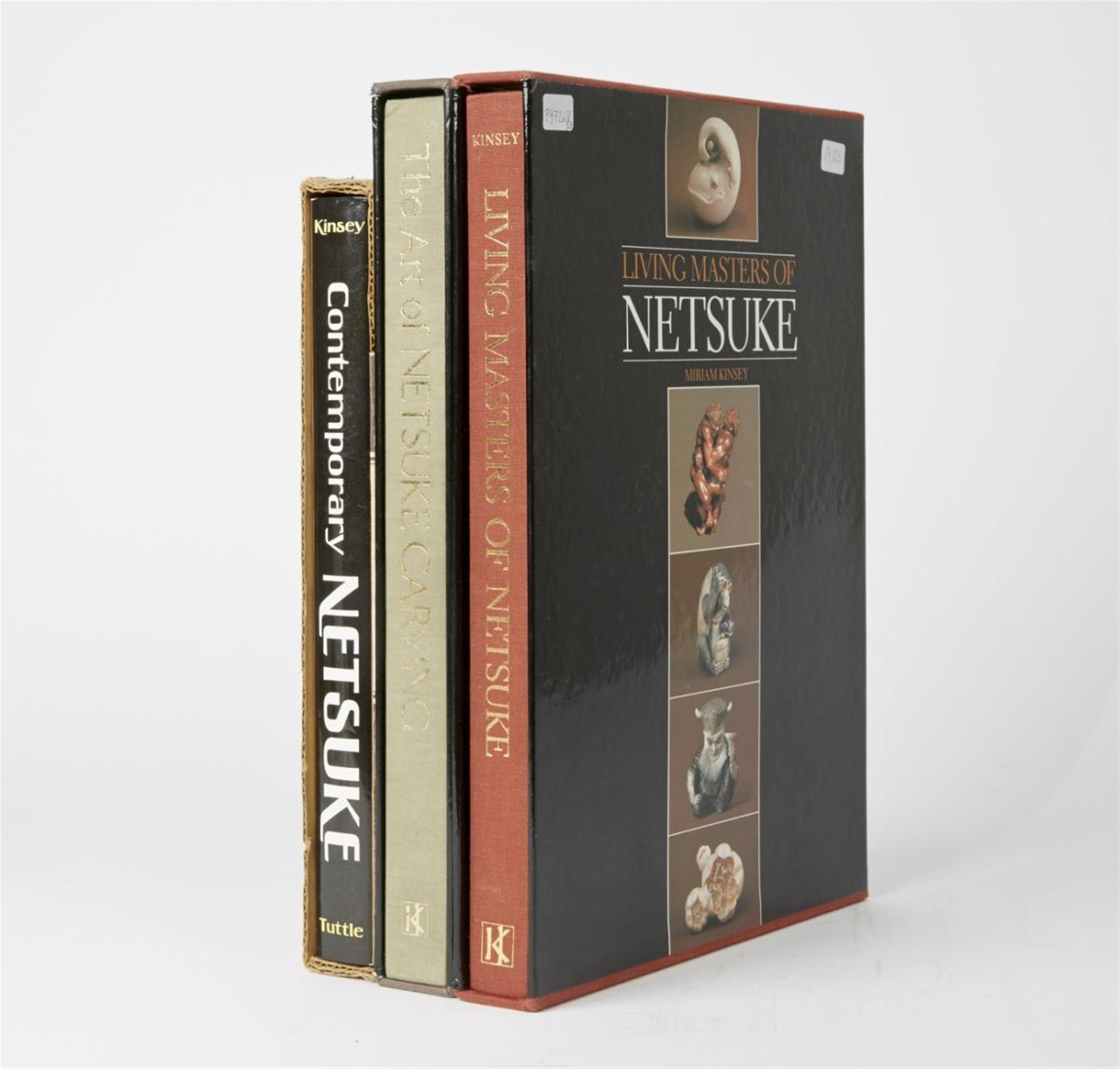 Three reference books on contemporary netsuke - image-1
