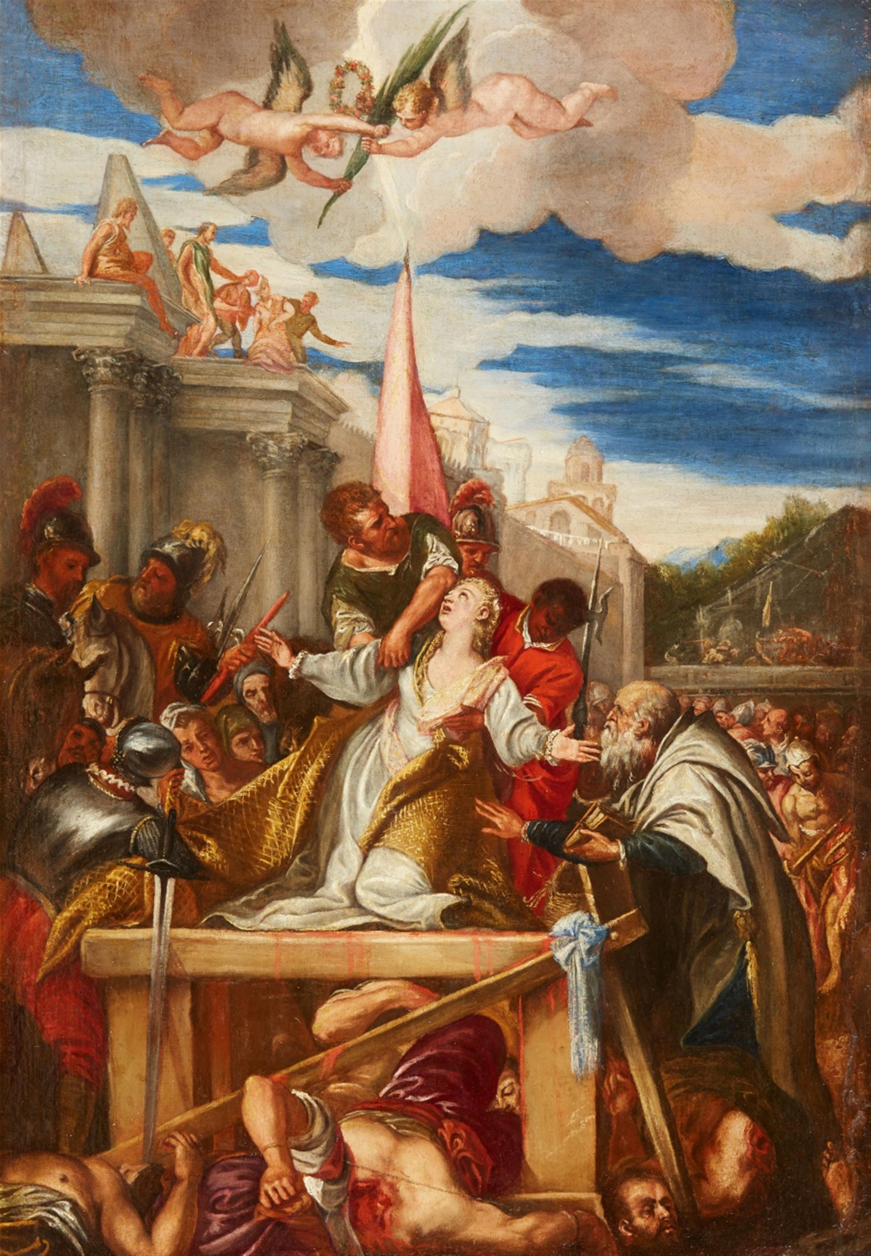 Italienischer Meister um 1600 - Martyrium der Heiligen Afra - image-1