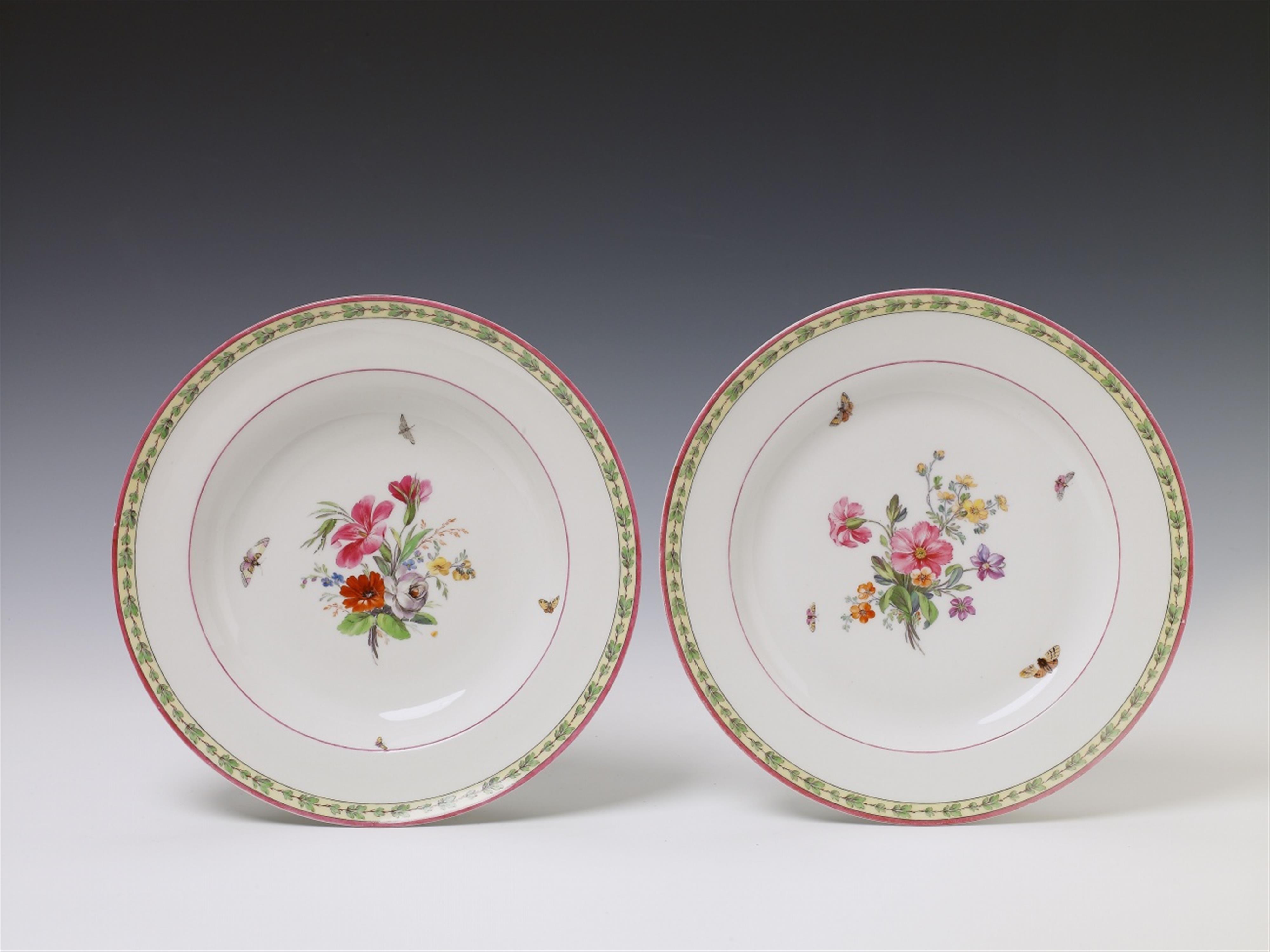Two Berlin KPM neoclassical porcelain plates. - image-1