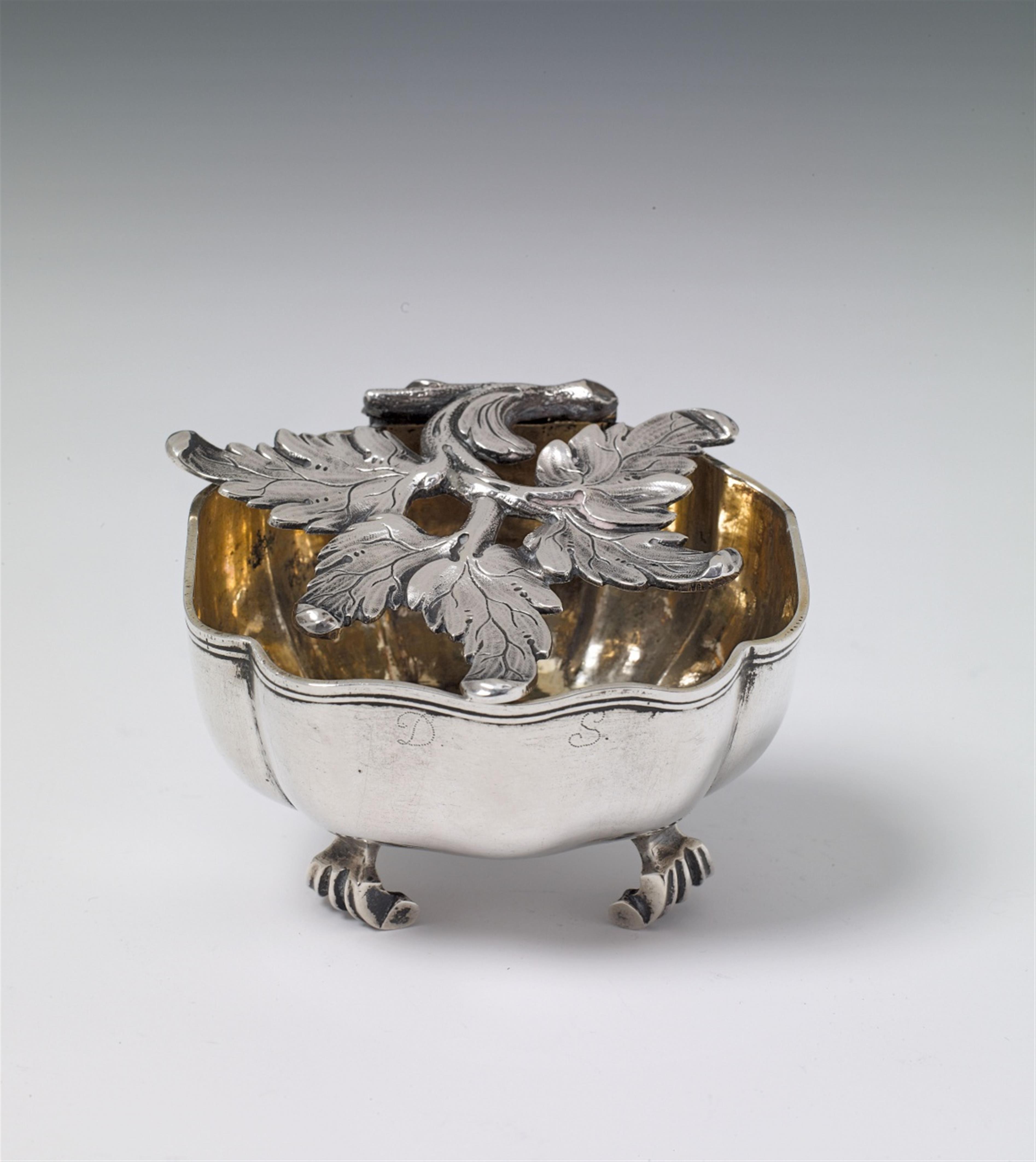 A Berlin silver interior gilt potpourri dish. Marks of Daniel Matignon, ca. 1780. - image-1