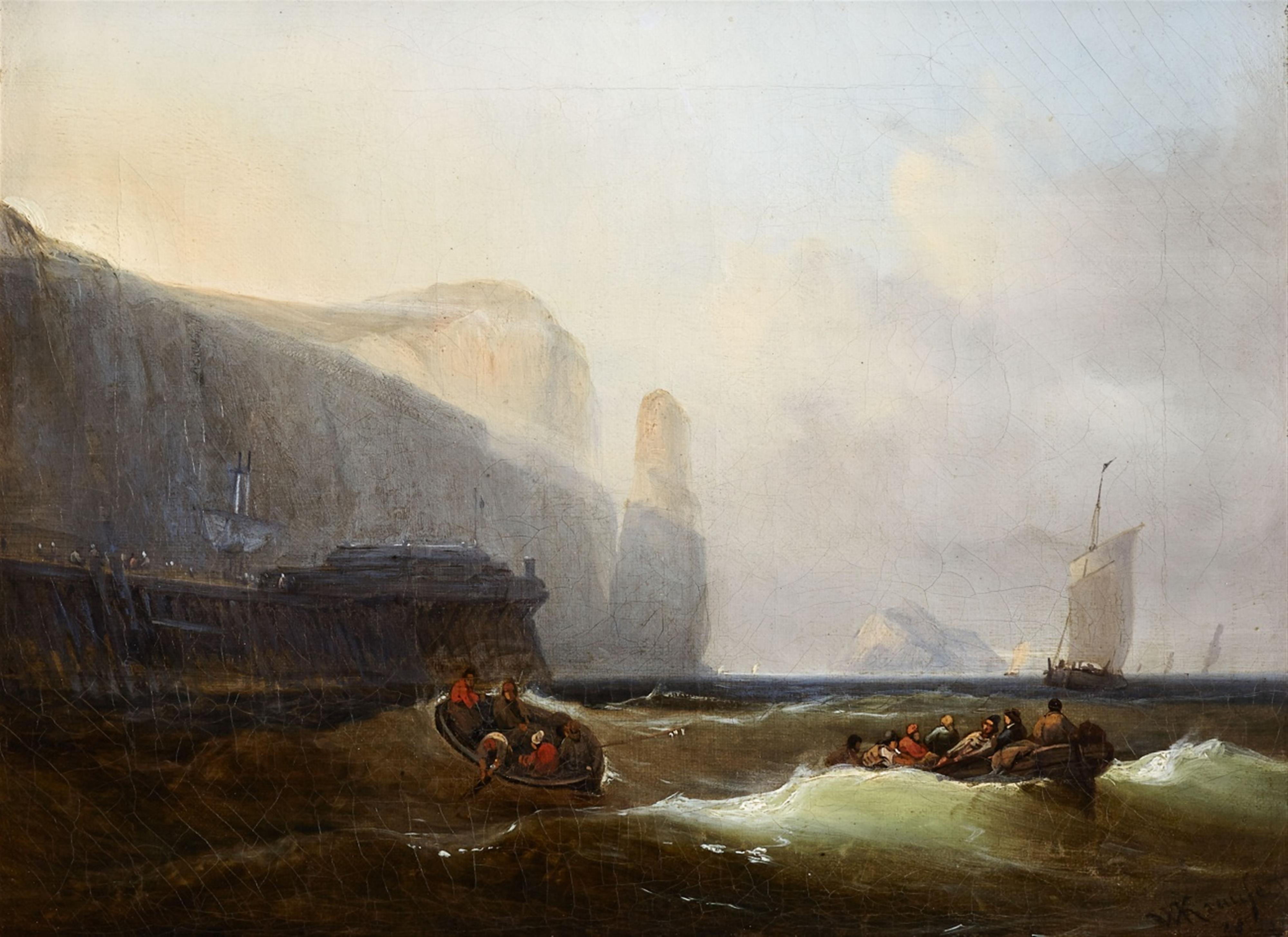 Wilhelm Krause - The Helgoland Coast with a View of the "Lange Anna" - image-1
