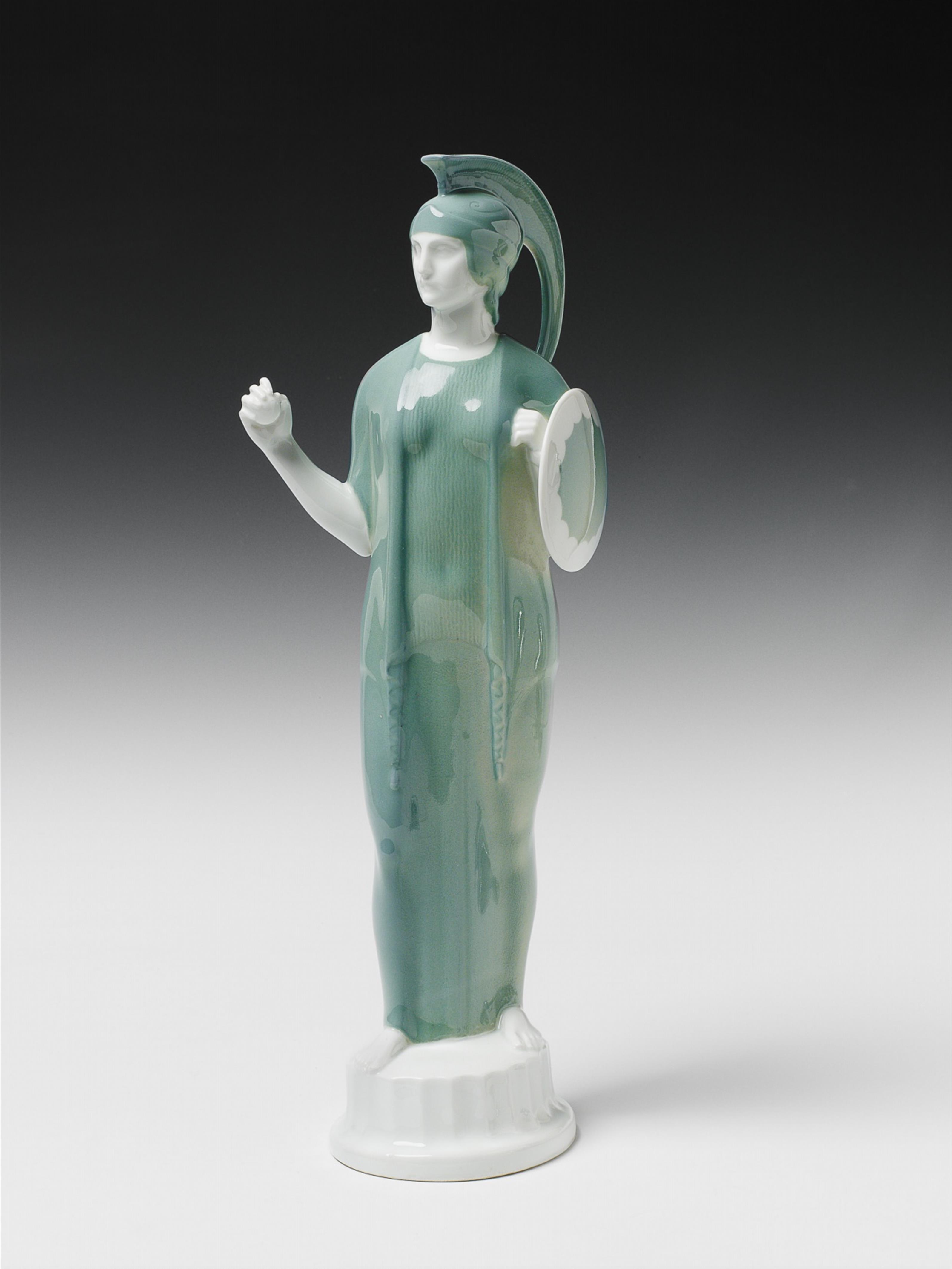 A Berlin KPM porcelain figure of Athena. - image-1
