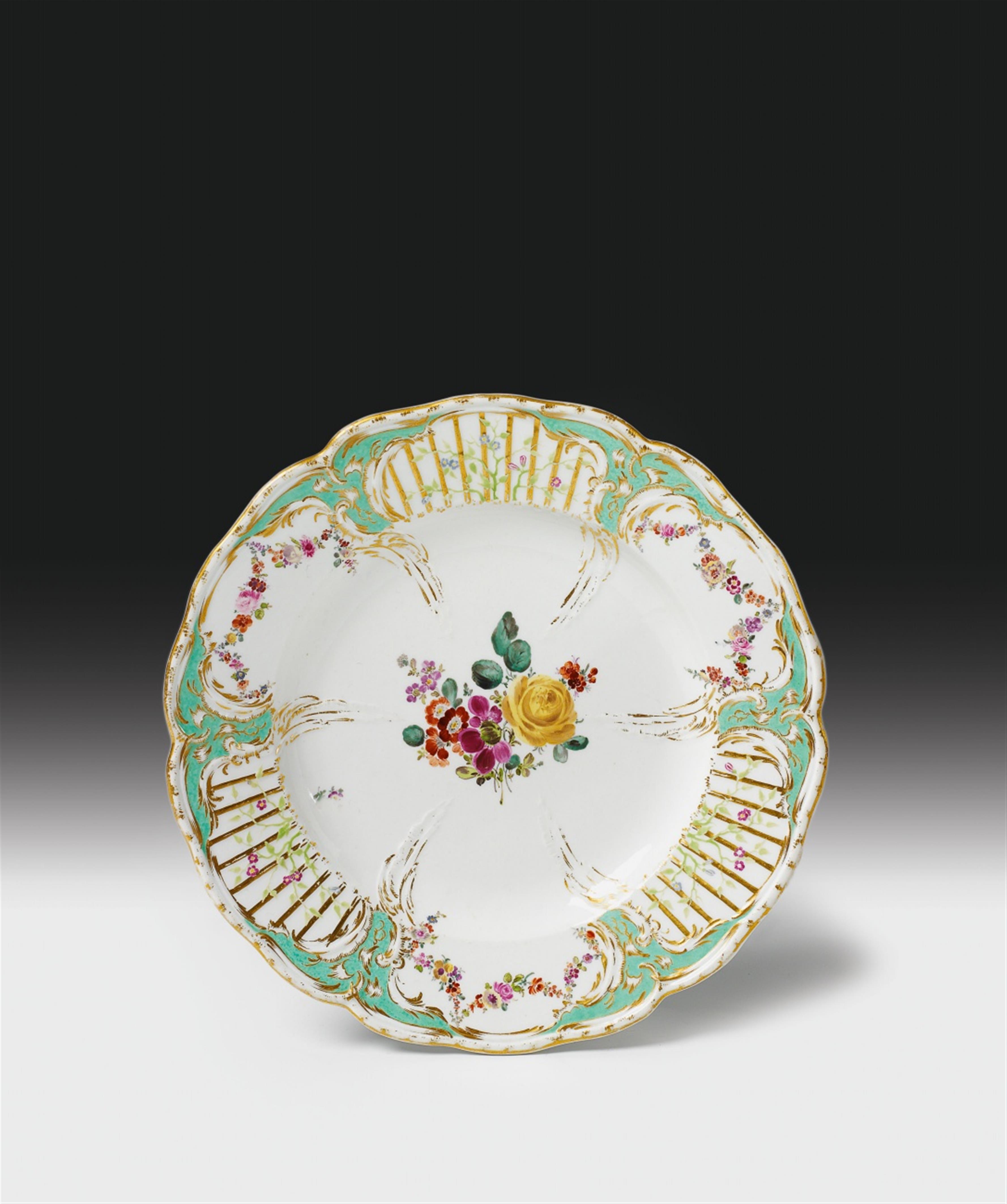 A Berlin KPM porcelain dinner plate from the 2nd Potsdam service. - image-1