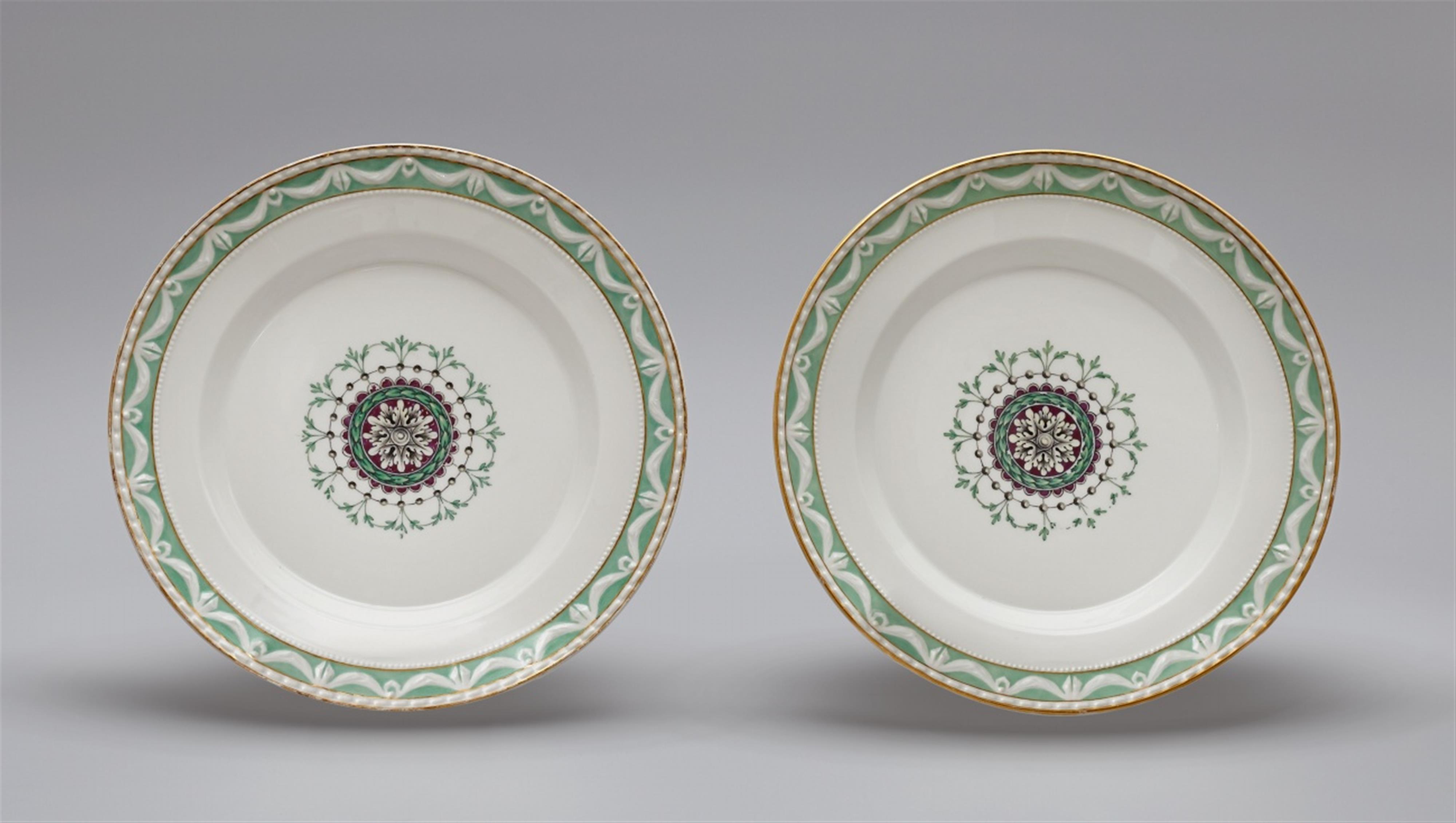 Two Berlin KPM neoclassical porcelain plates. - image-1