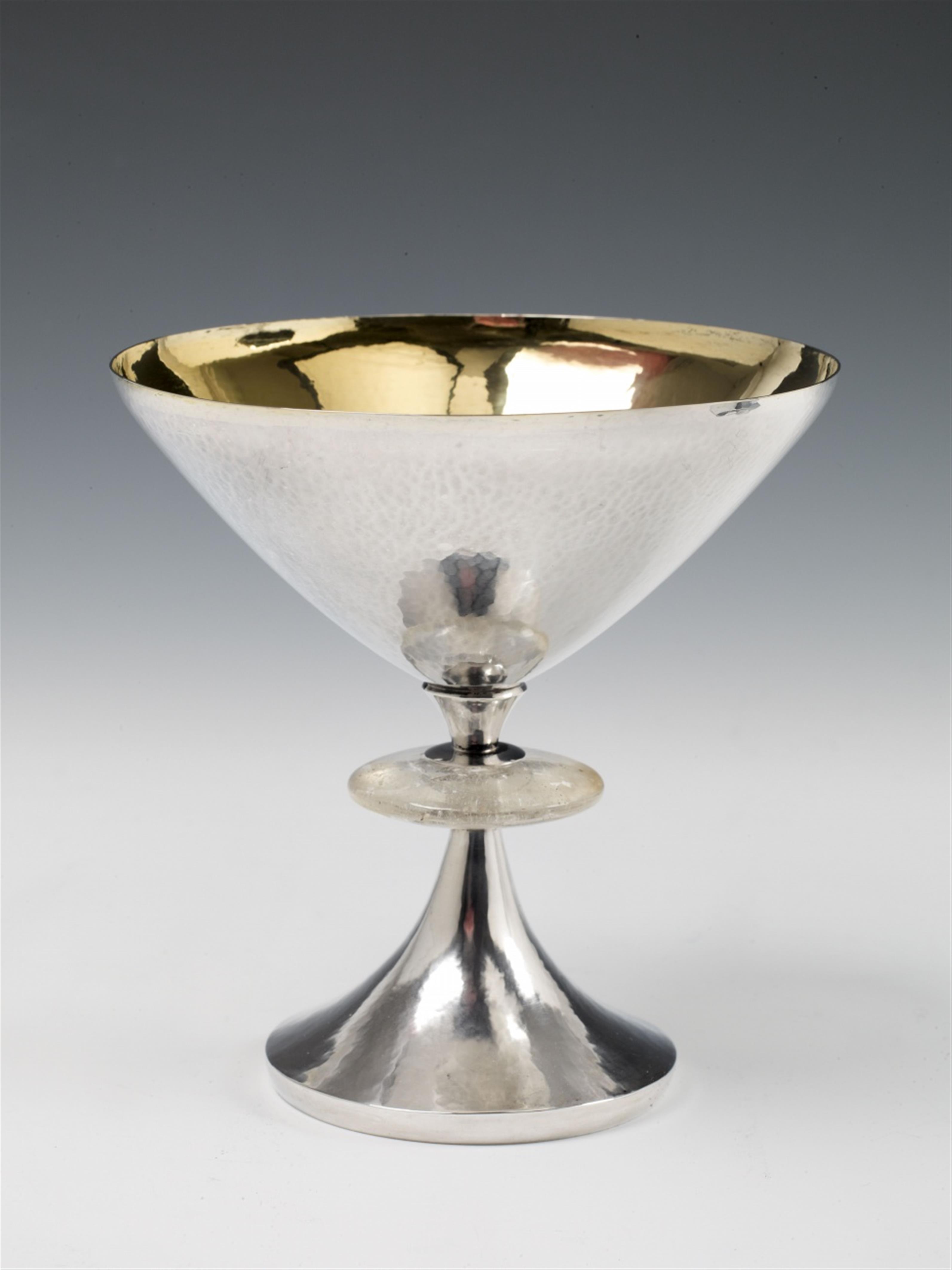 A Cologne silver interior gilt communion chalice. An unmarked practice piece, Wilhelm Nagel, ca. 1948/49. - image-1