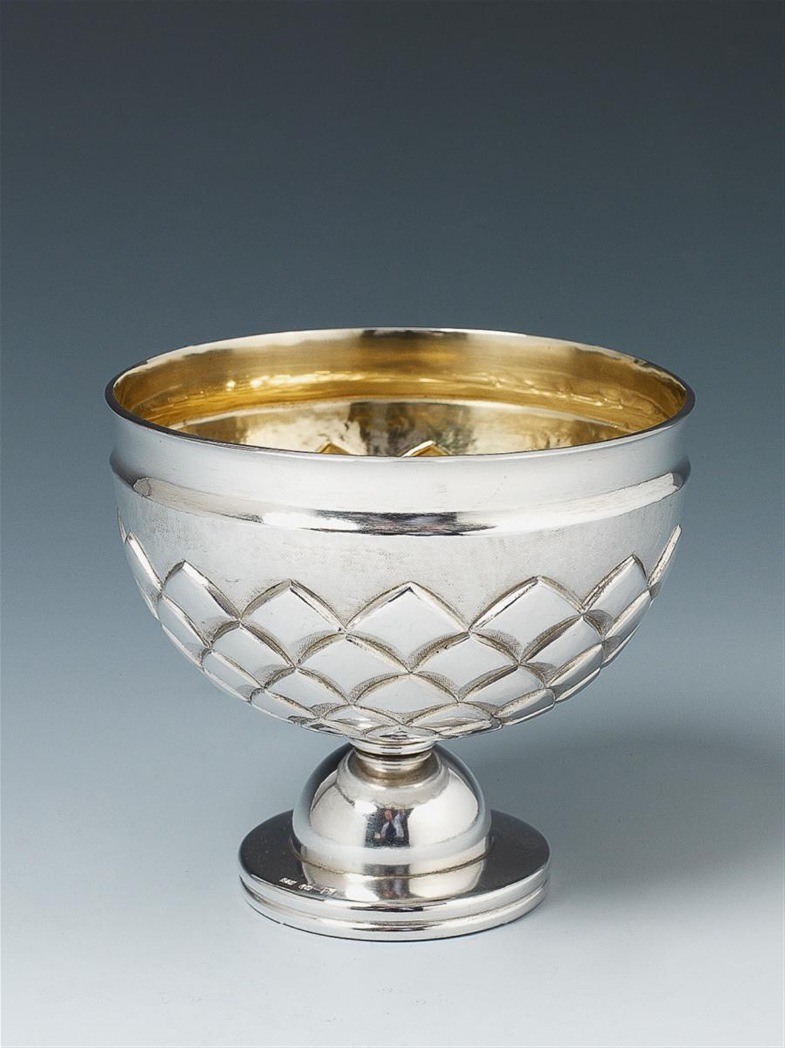 A Cologne silver partially gilt chalice. Marks of Wilhelm Nagel, ca. 1990. - image-1