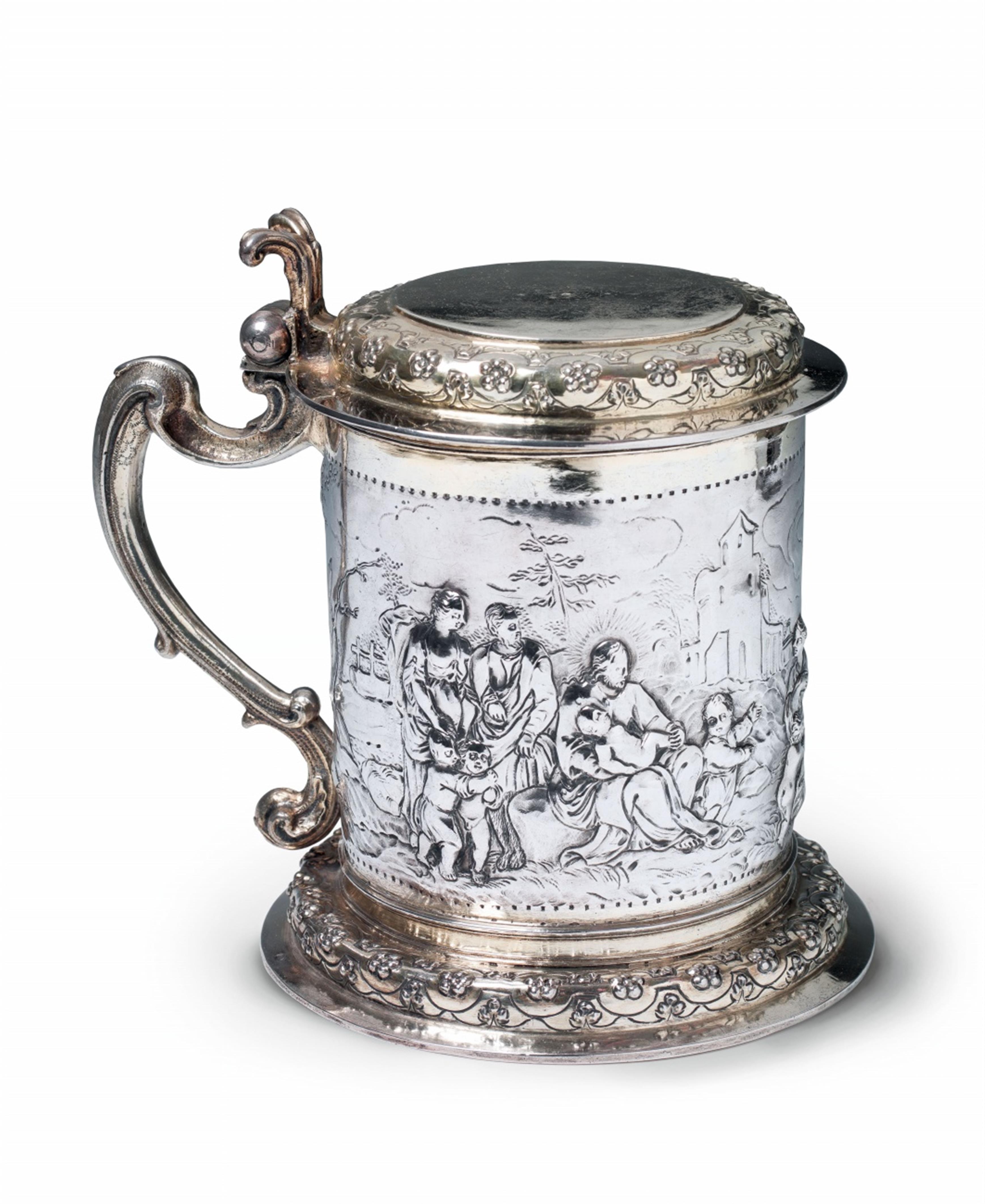 A Gdansk silver partially gilt tankard. Marks of Hieronymus II Holl, ca. 1710. - image-4