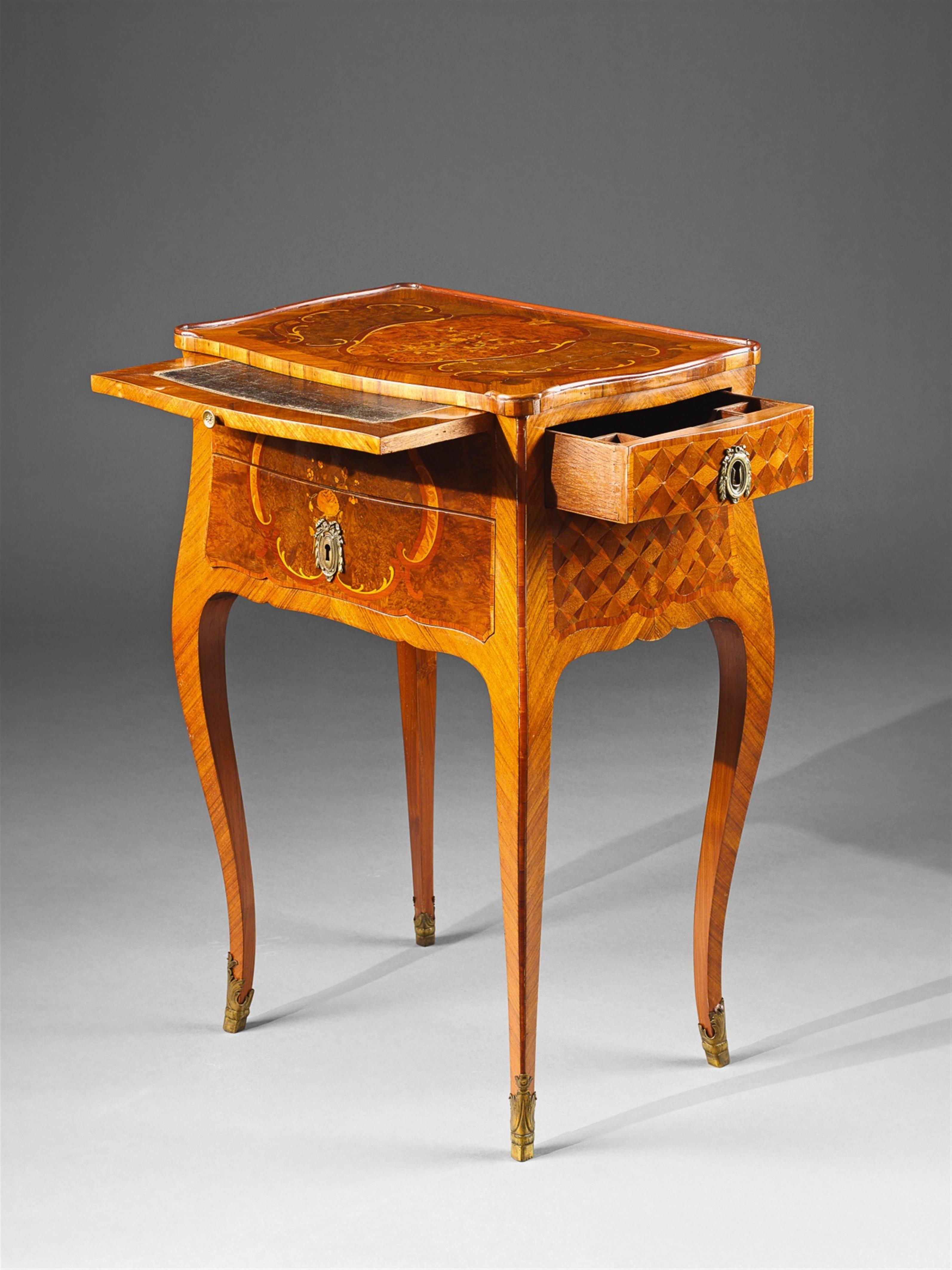 A Louis XV style "bonheur du jour" ladies writing desk. - image-1