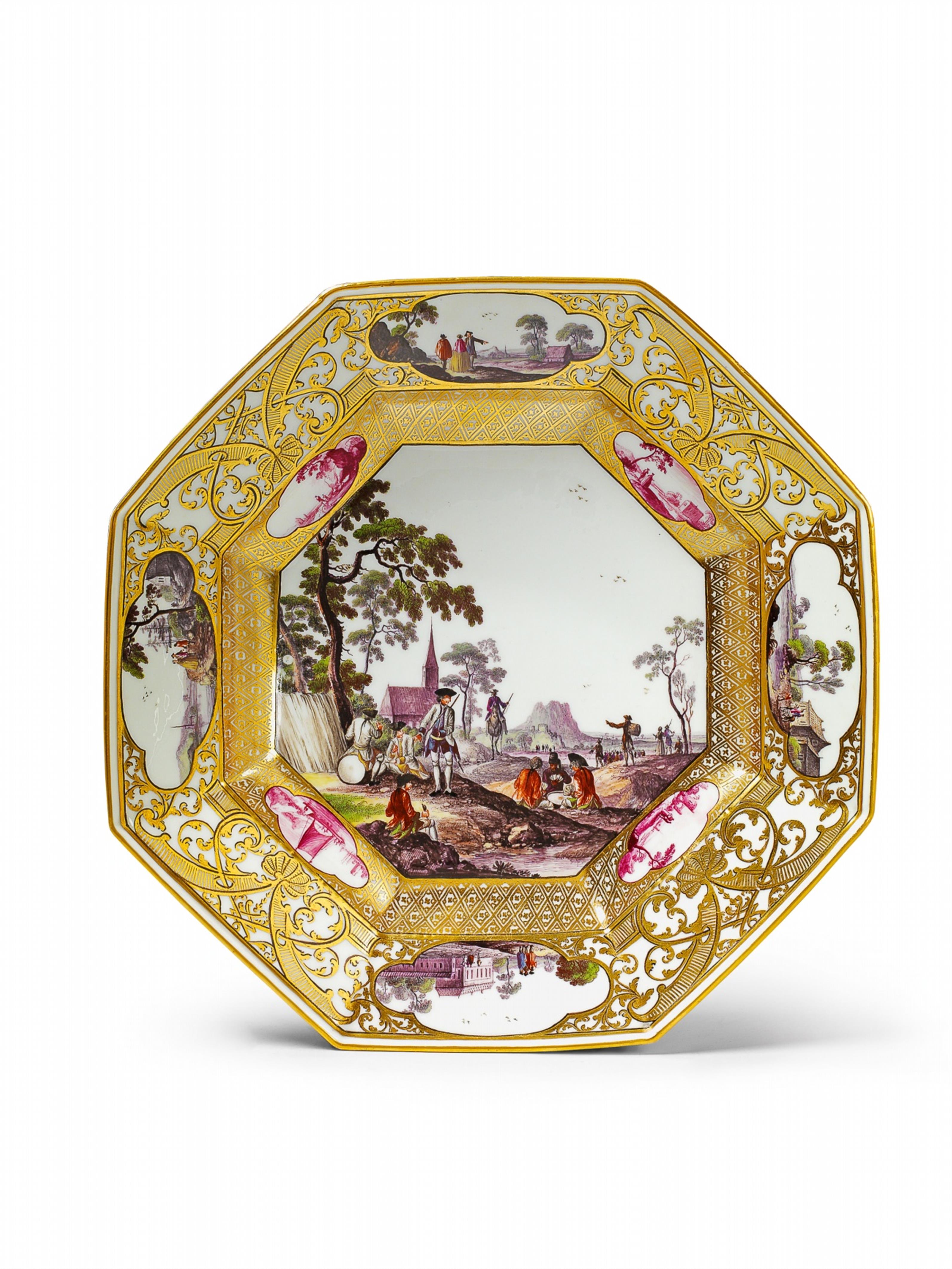 A Meissen porcelain plate from the Christie-Miller service. - image-1