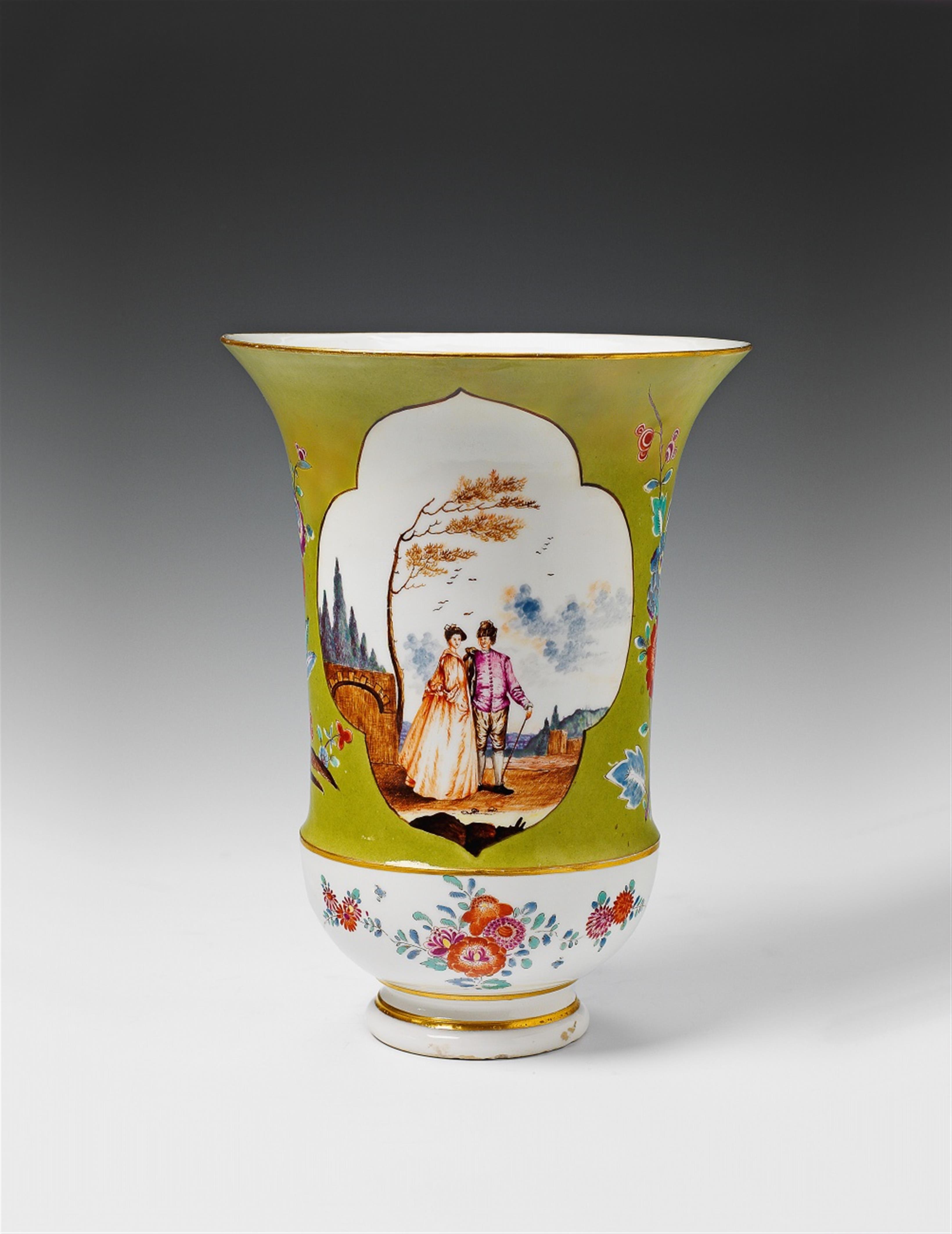 A Meissen porcelain Augustus-Rex vase. - image-1