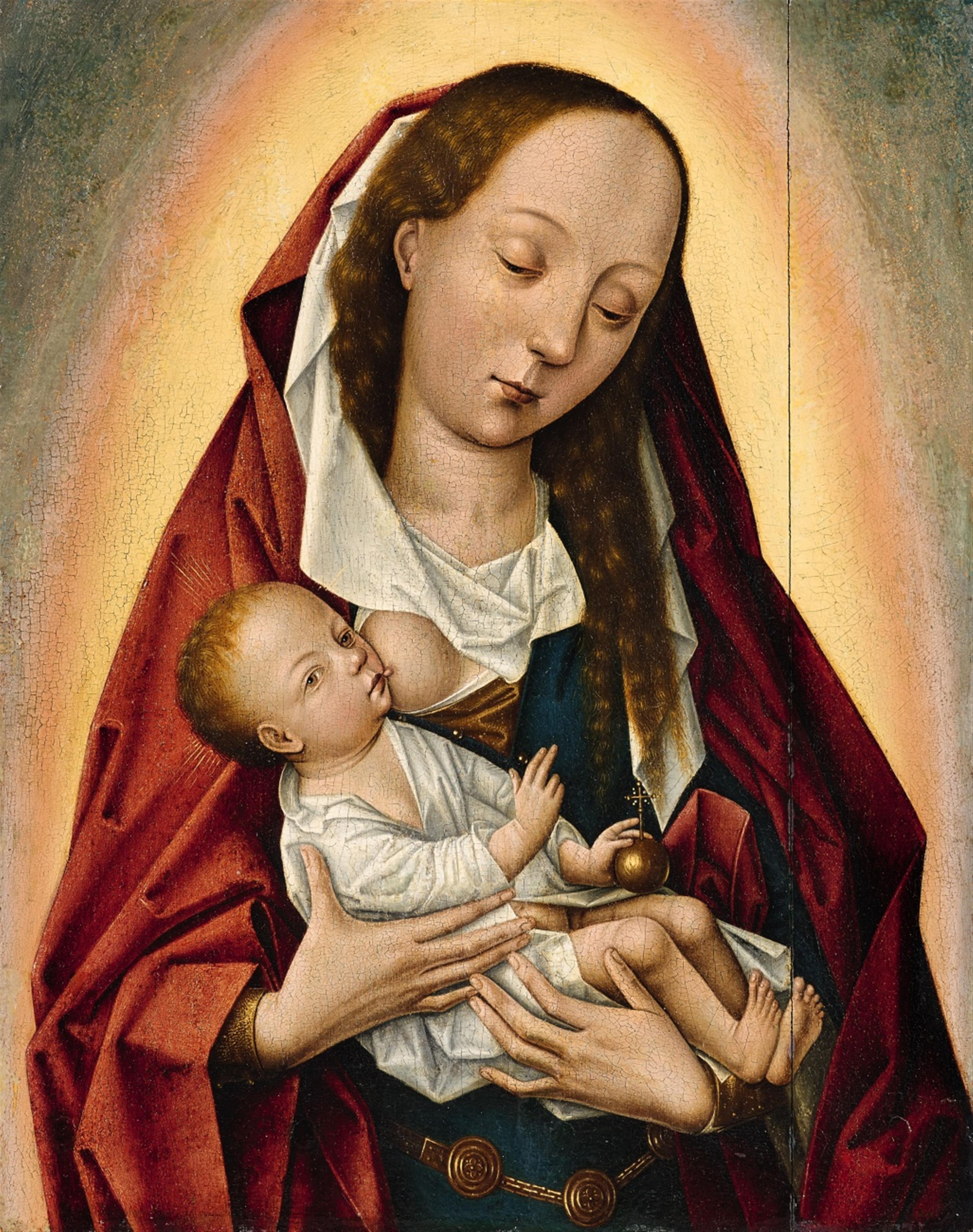 Rogier van der Weyden, Umkreis - Maria lactans - image-1