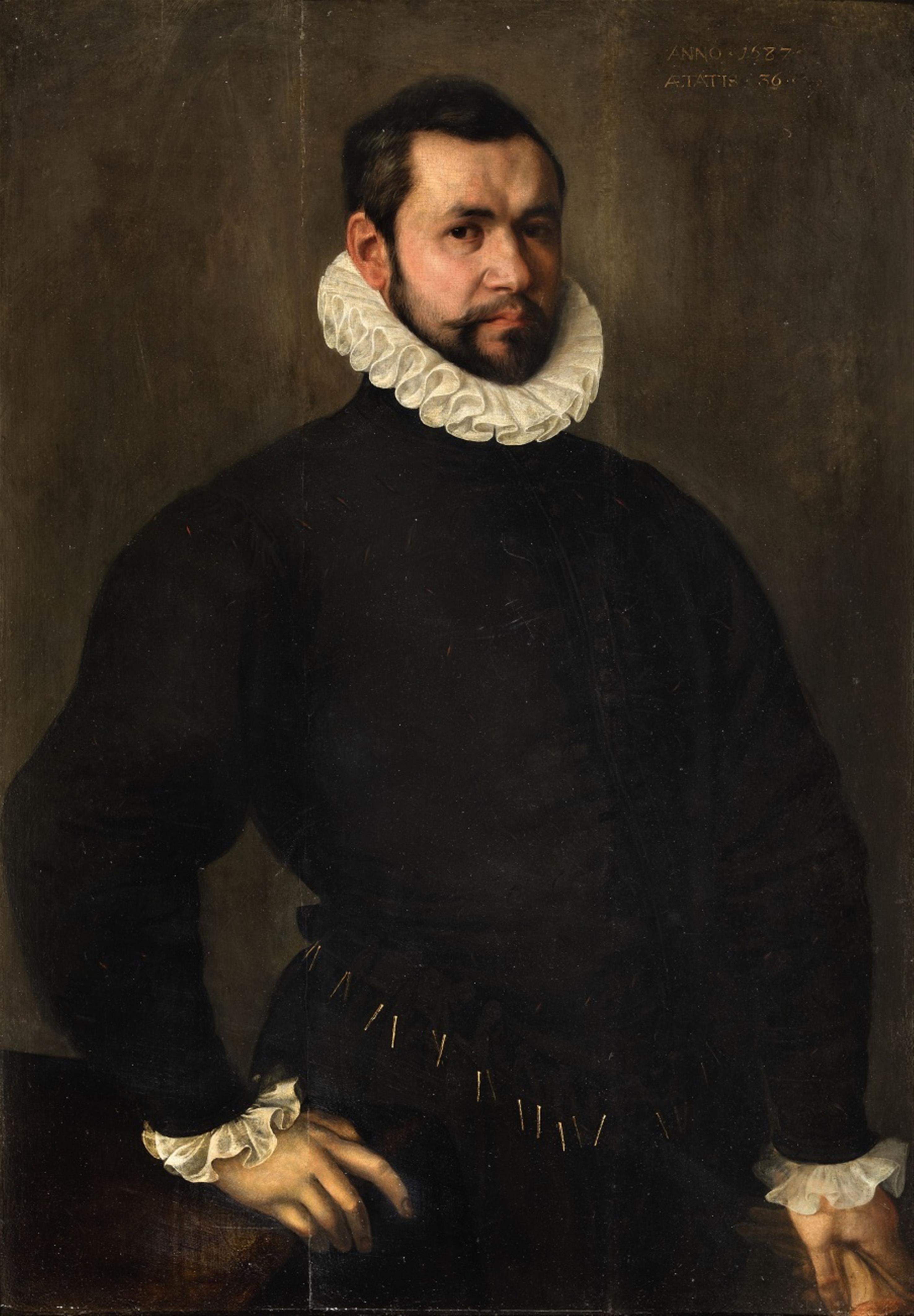 Hermann van der Mast - Portrait of a Gentleman Portrait of a Lady - image-2