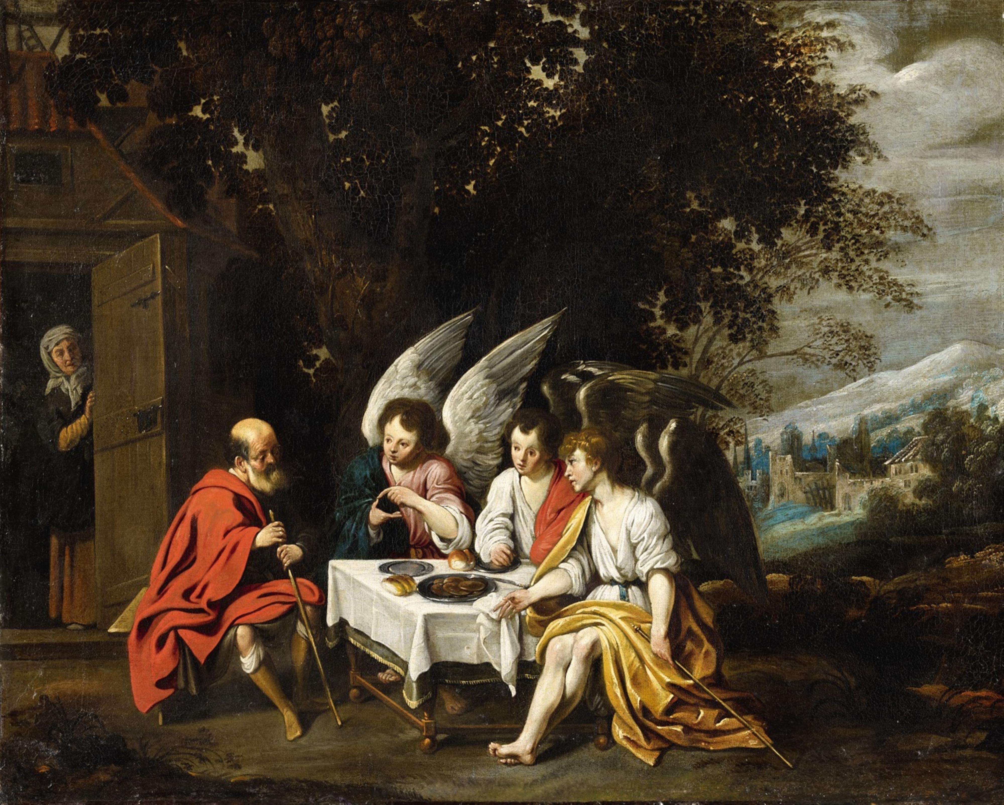 Abraham van Diepenbeeck - Abraham and the Three Angels - image-1