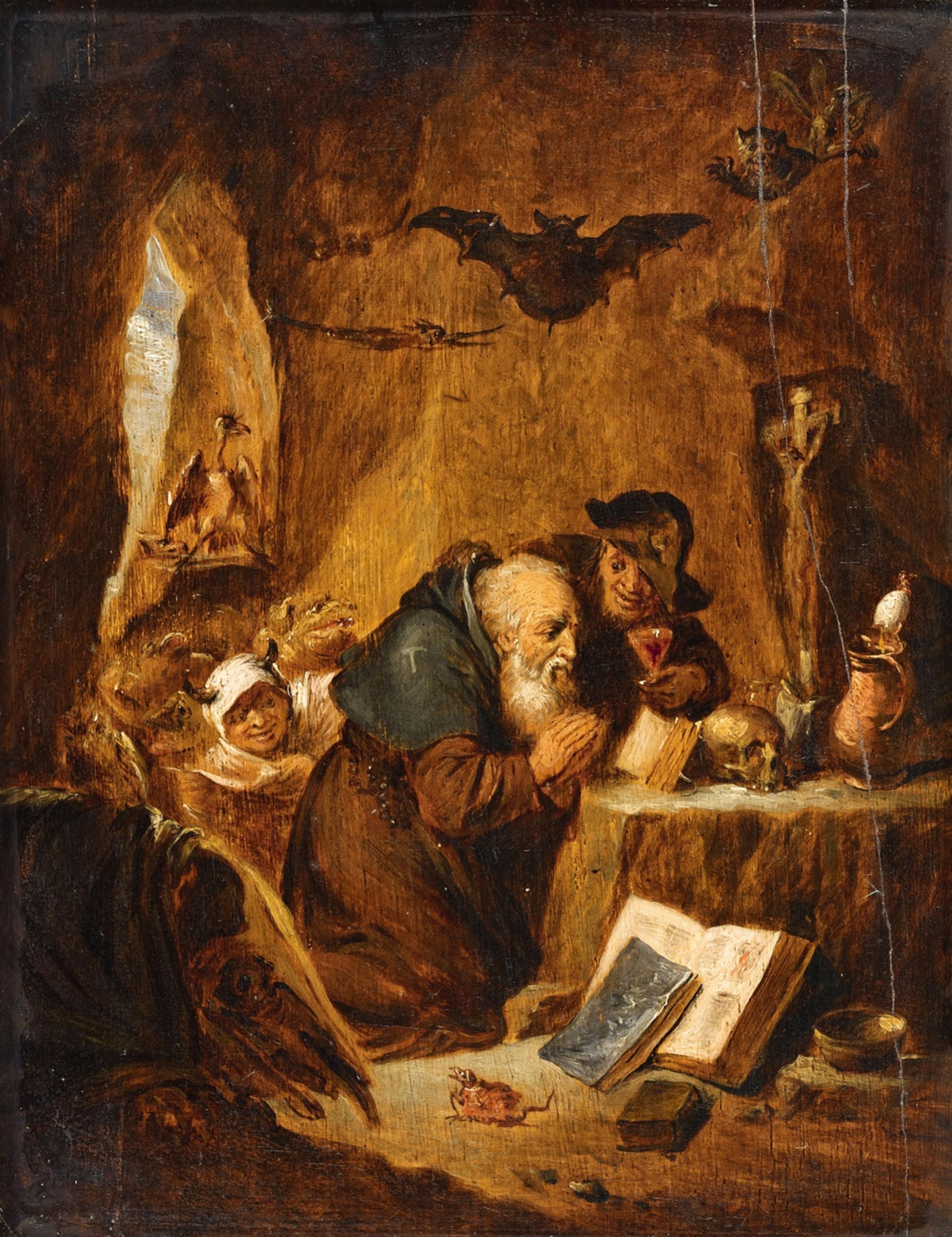 Flämischer Meister des späten 17. Jahrhunderts - Versuchung des heiligen Antonius - image-1