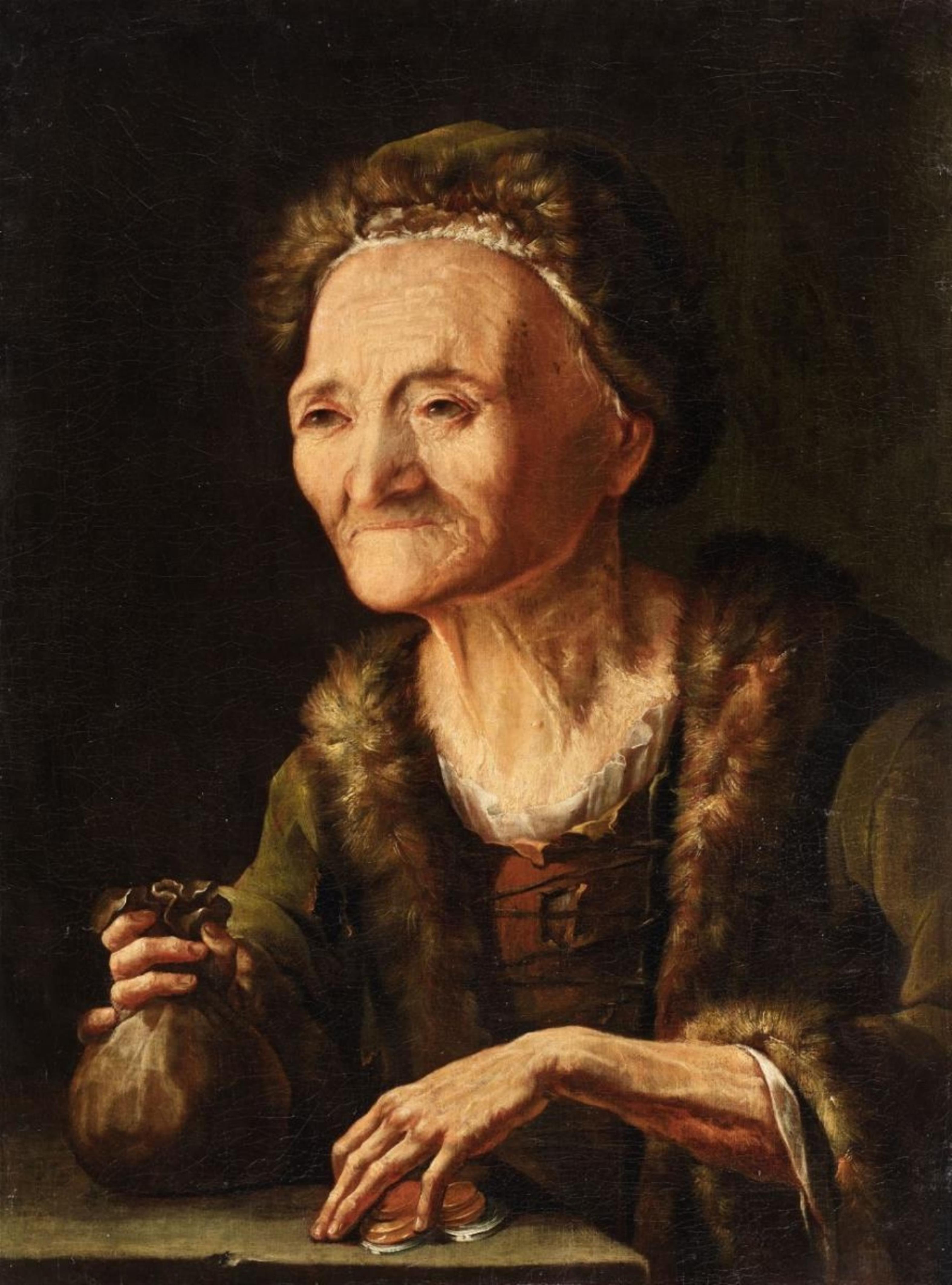 Balthasar Denner - The Miser (The Old Bailiff Woman) - image-1