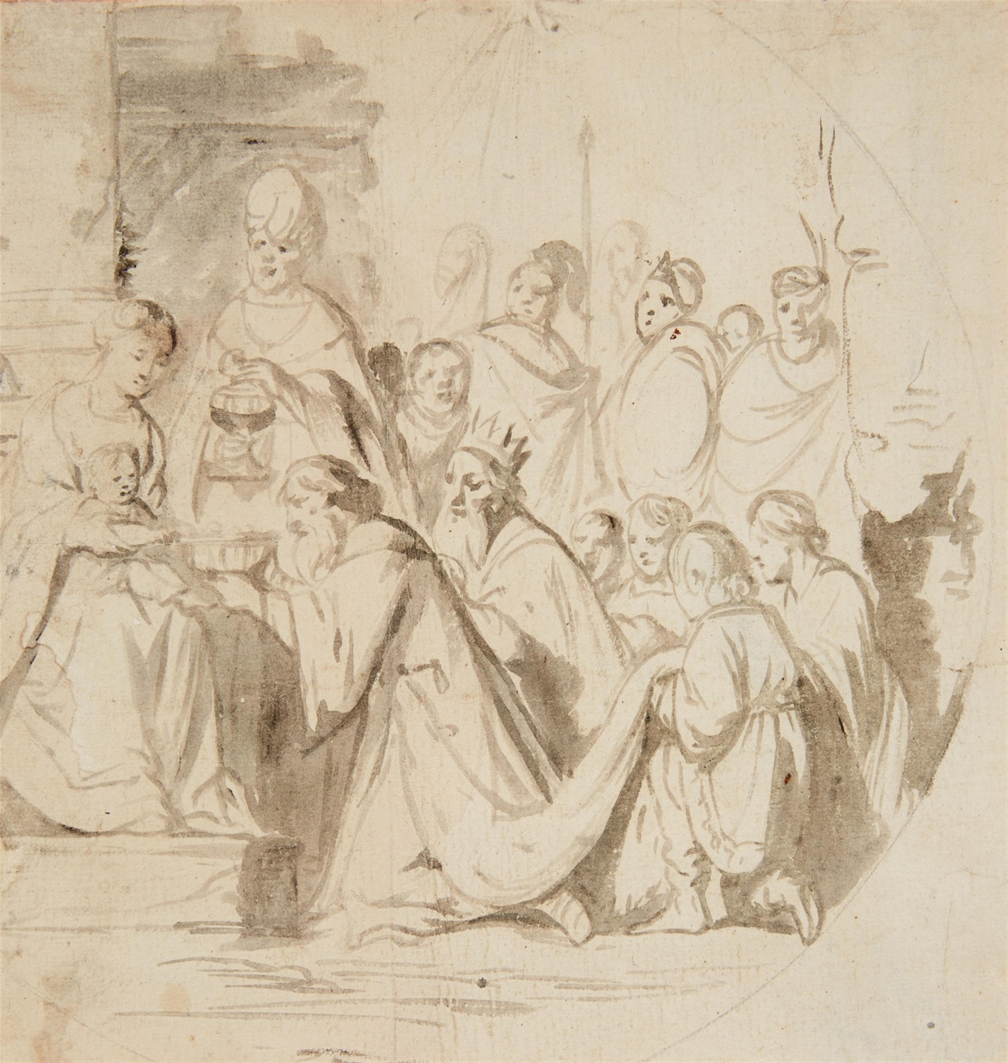 Rembrandt-Schule - Anbetung der heiligen drei Könige - image-1
