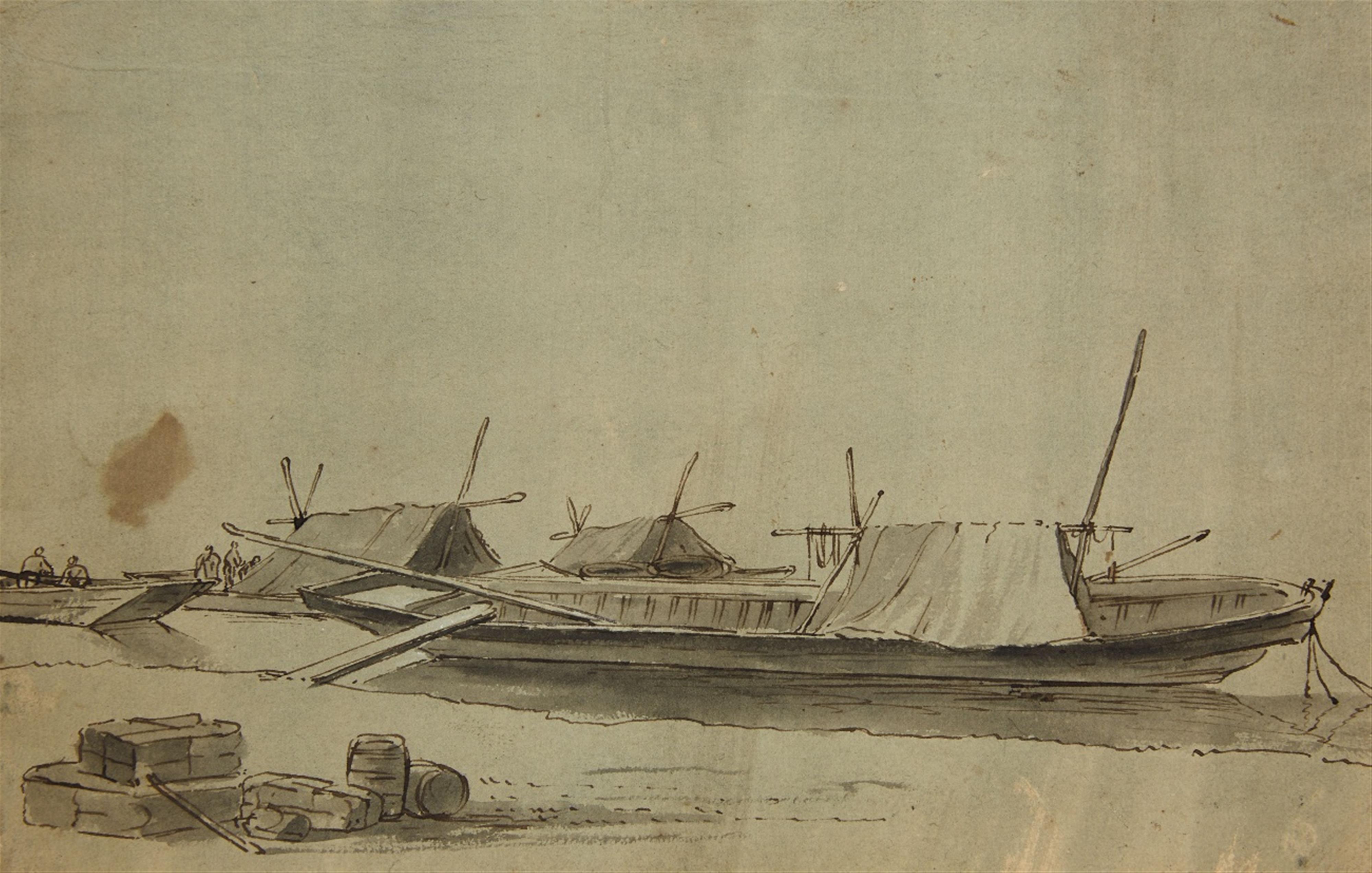 Herman Saftleven, attributed to - Barges - image-1