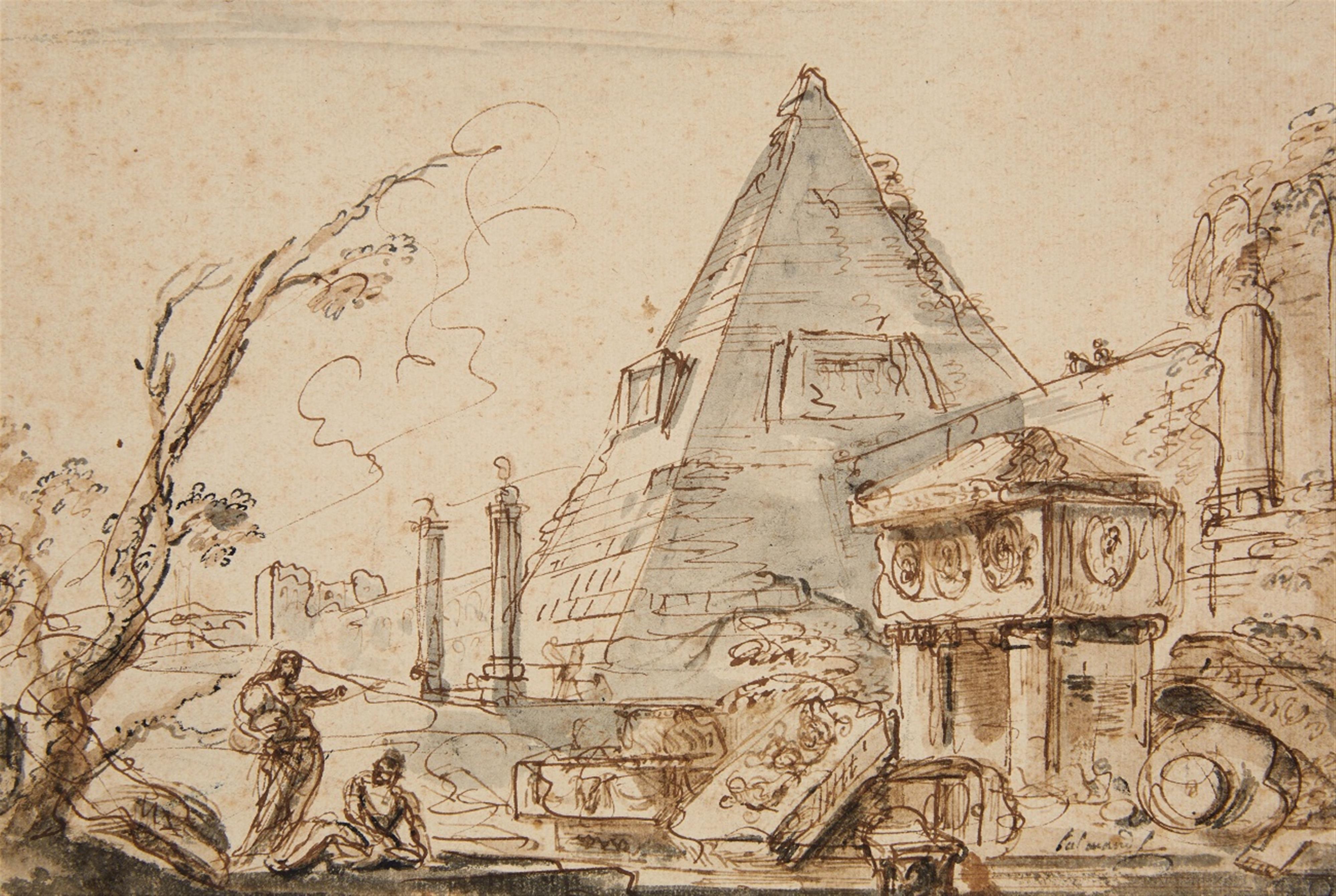 Jean-Baptiste Lallemand - A Capriccio of Ruins - image-1