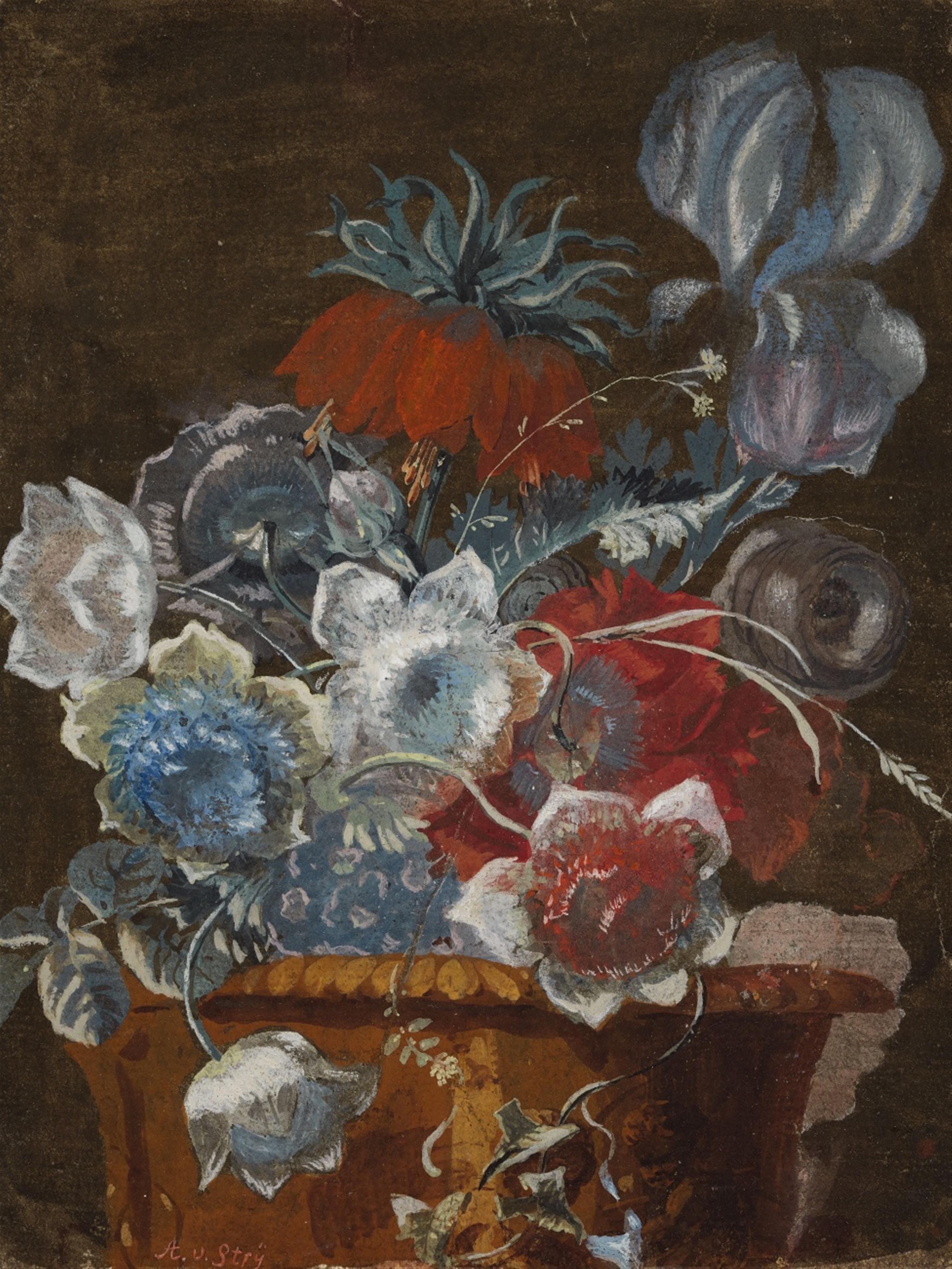 Abraham van Stry the Elder - A Floral Still Life - image-1